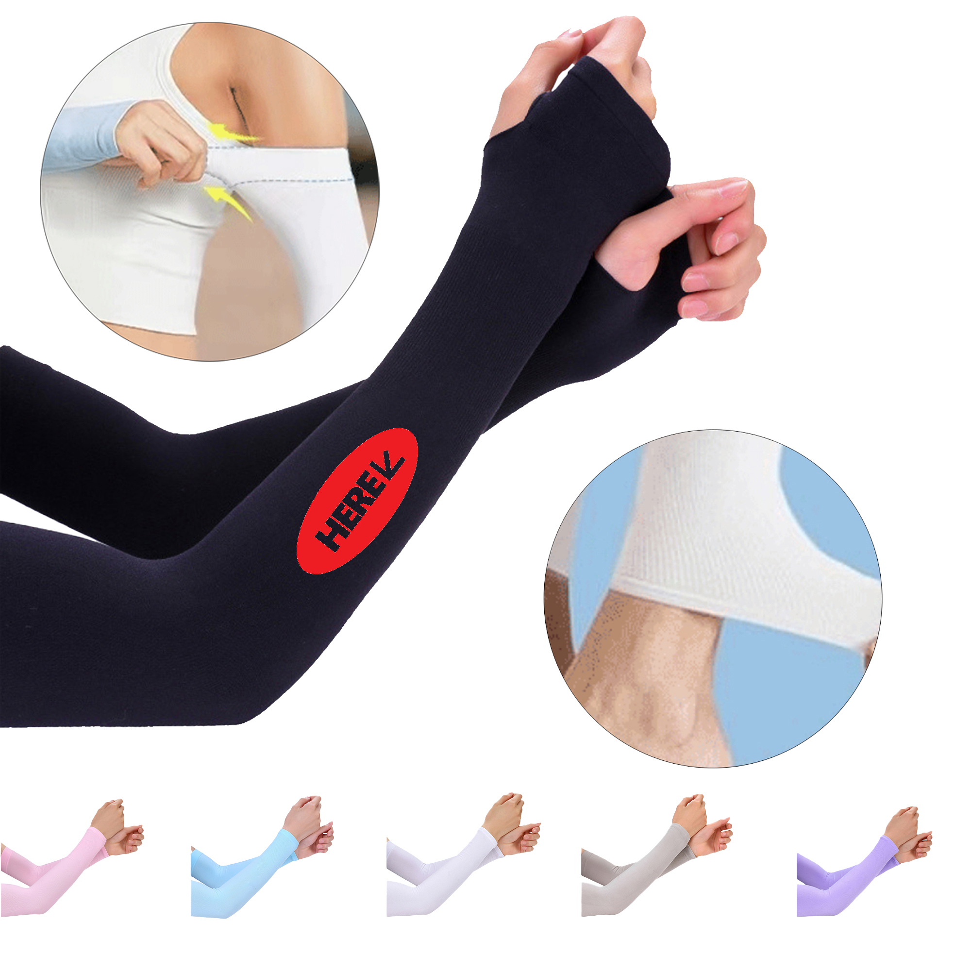 MOQ 30 Summer Sunscreen Ice Silk Sleeve 2