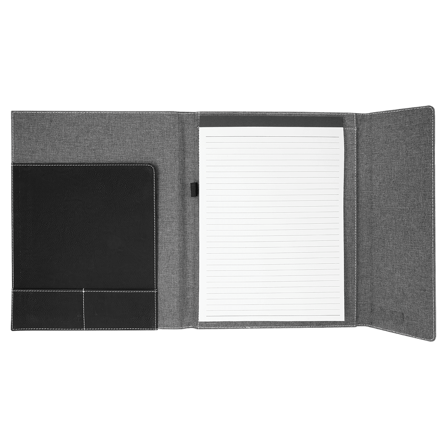 Laserable Leatherette Portfolio With Notepad 4