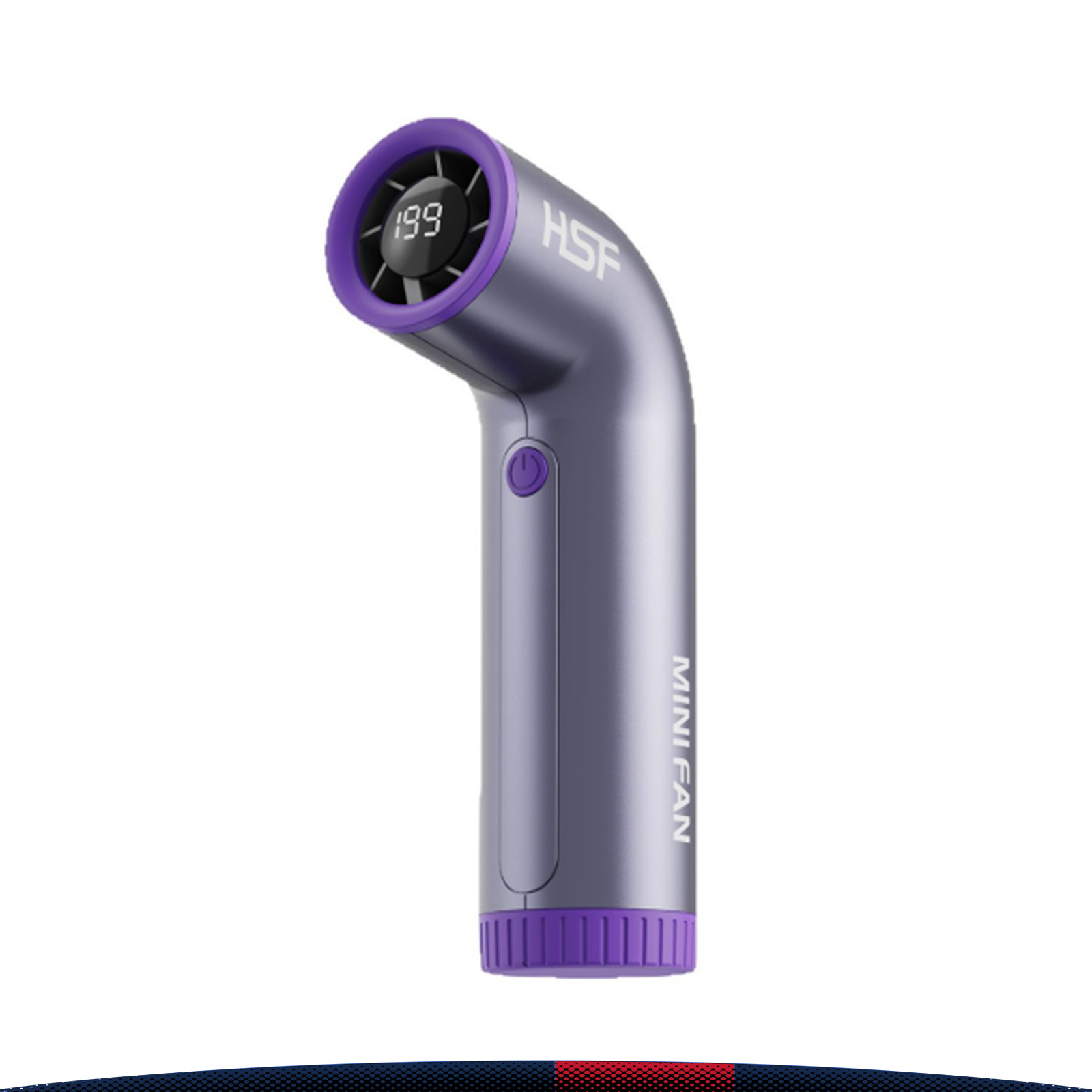 Zefanix 199 Speeds Curved Mini Handheld Turbo Fan 3
