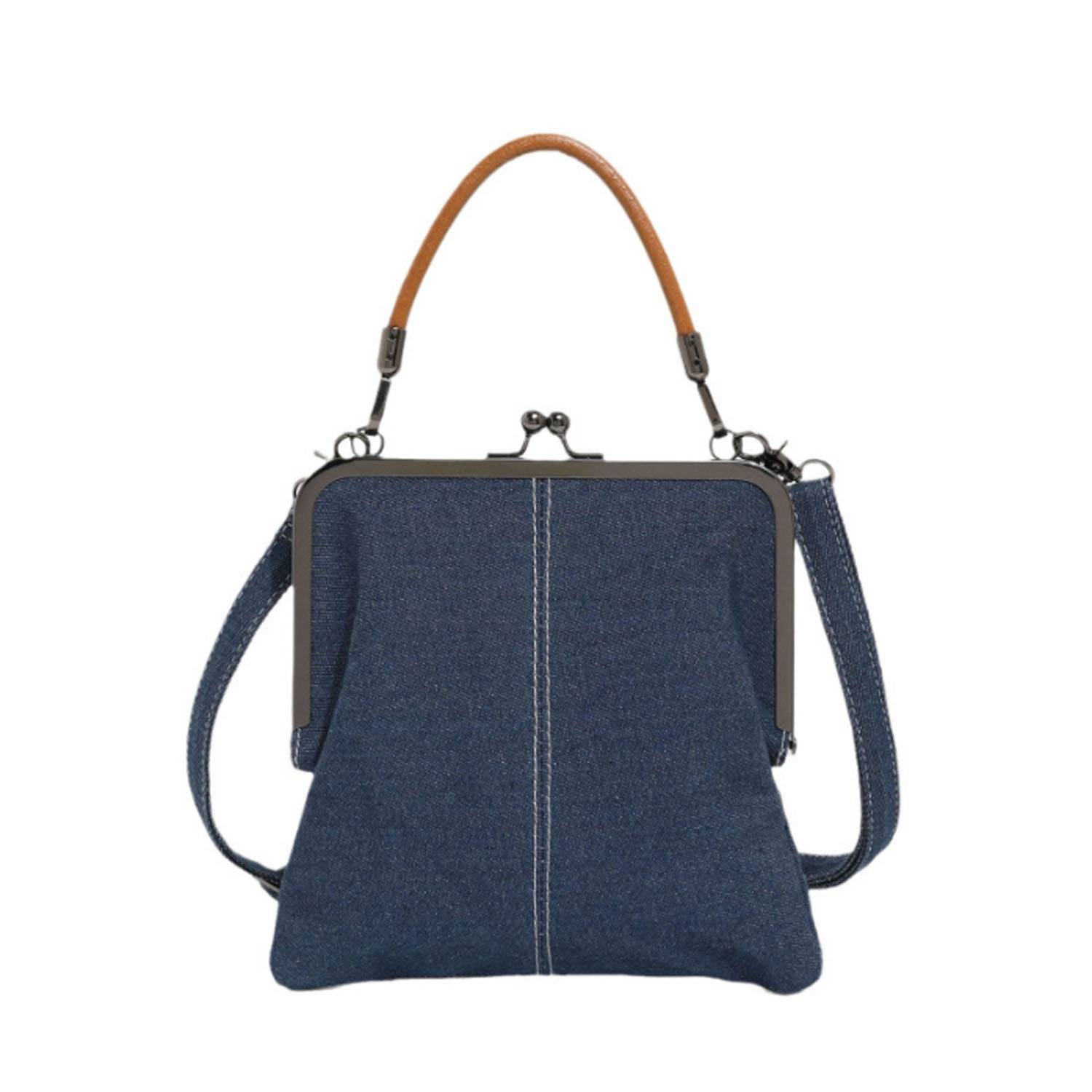 Denim single-shoulder crossbody bag 3