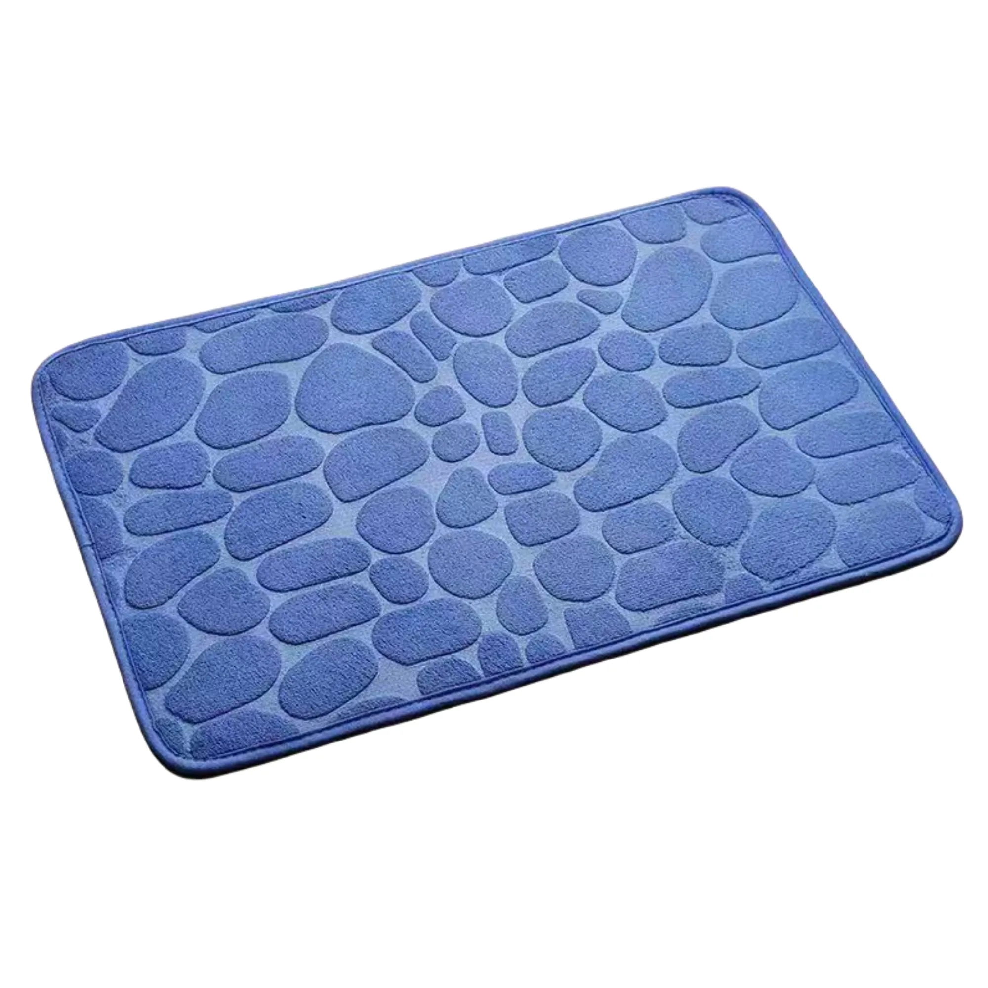 Classic Coral Fleece Rectangular Stone-patterned Floor Mat 7