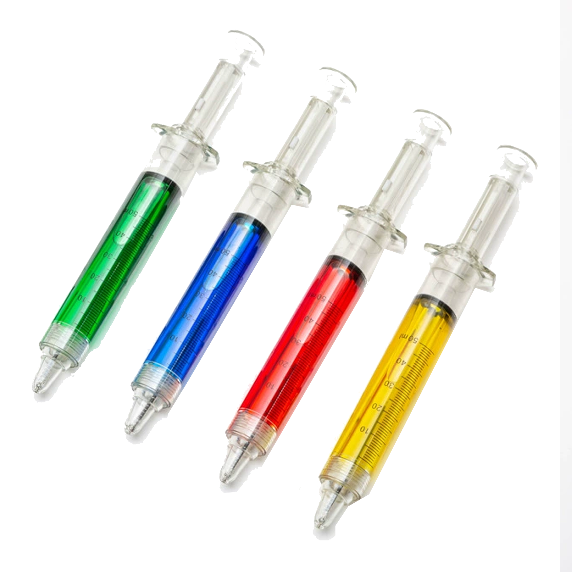 Syringe Shape Ball Point Pen 5.3"L X 0.5"W 1