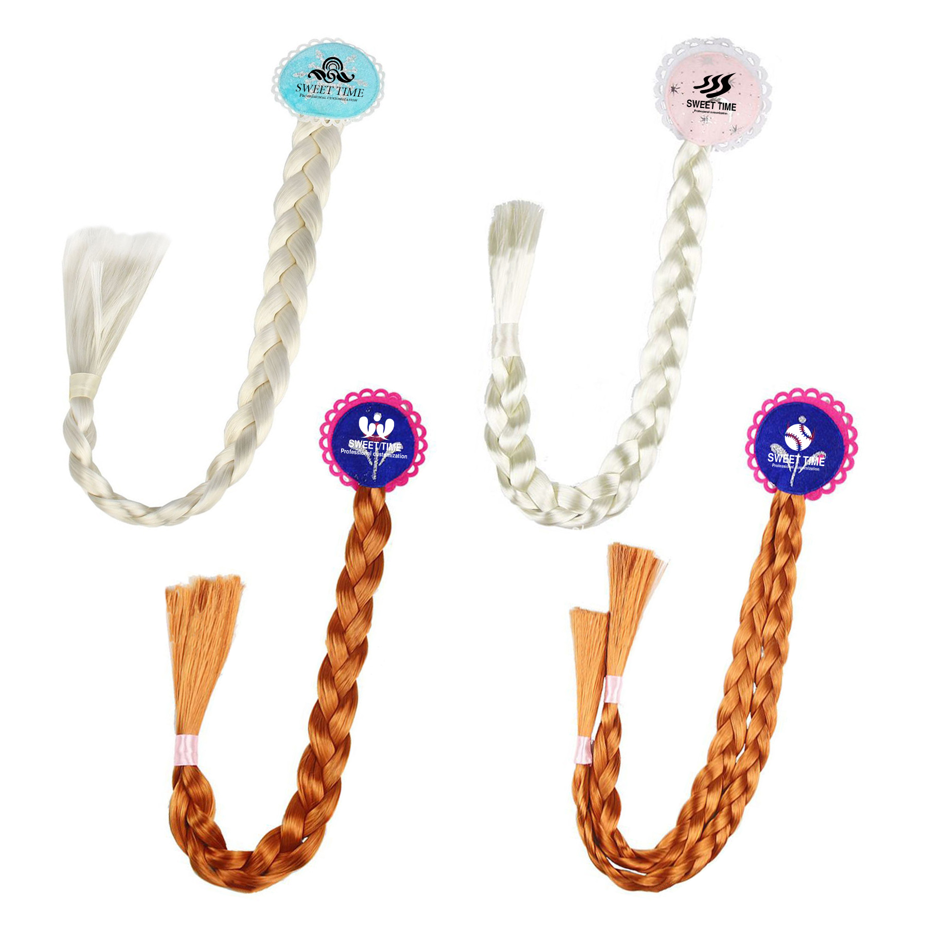 Children Wig Braid Hairpins 1