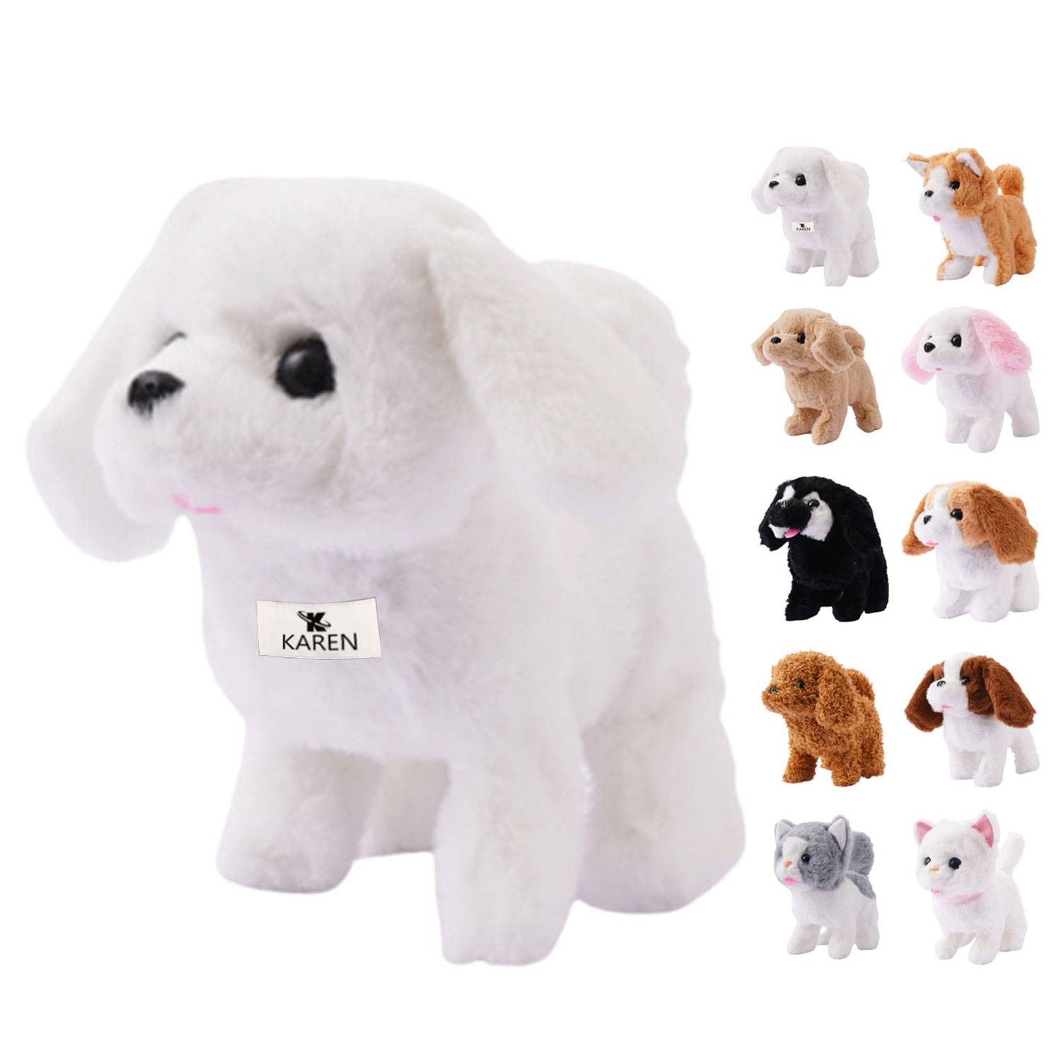 Kids' Interactive Walking Plush Dog Toy w/ Sound 8