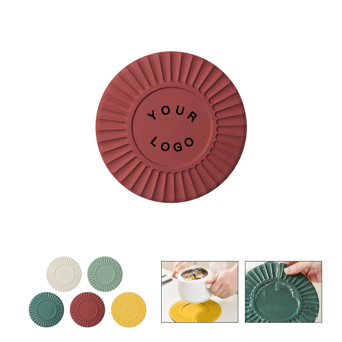 Reusable Heat Proof Silicone Coaster 7