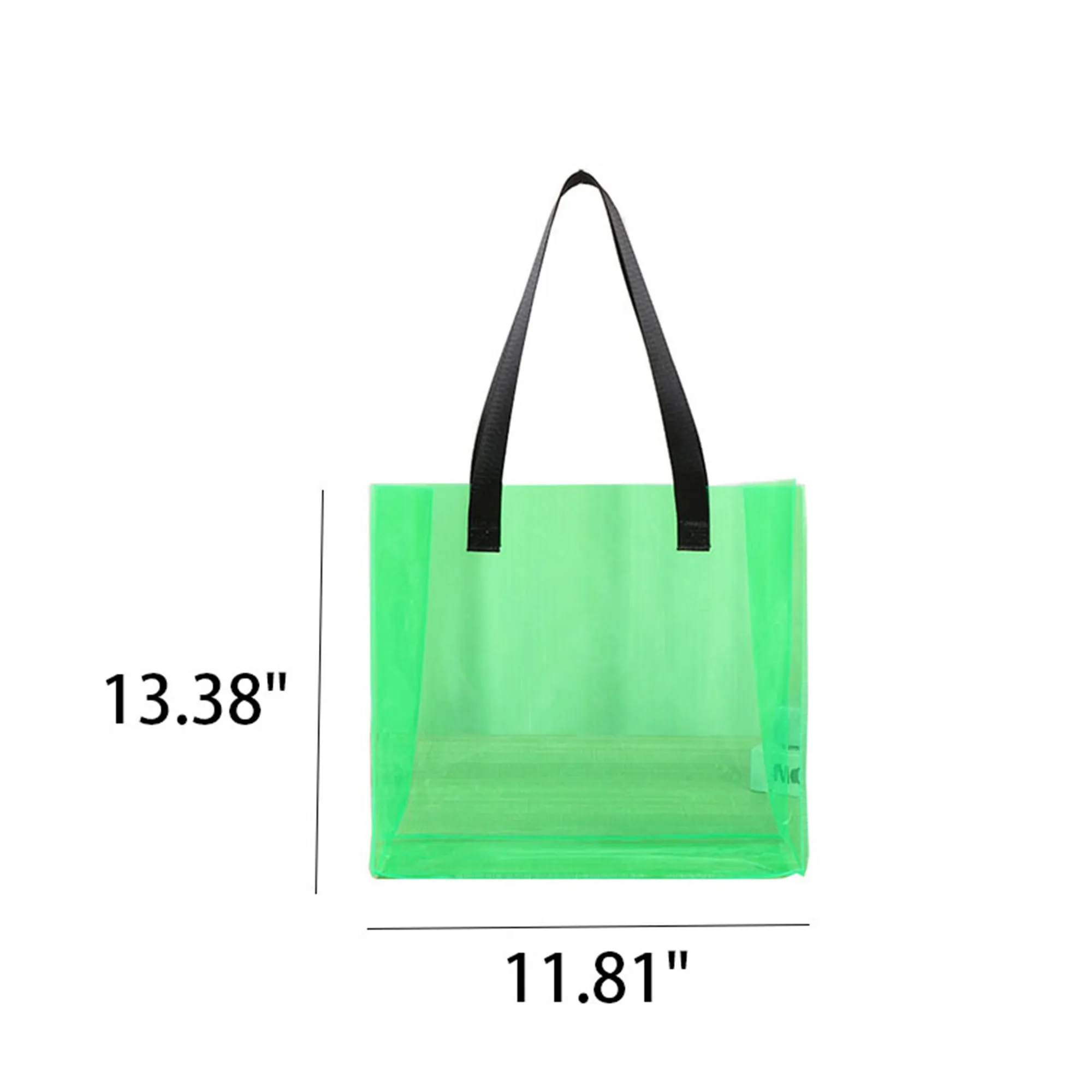 PVC Transparent Plastic Tote Bag 7