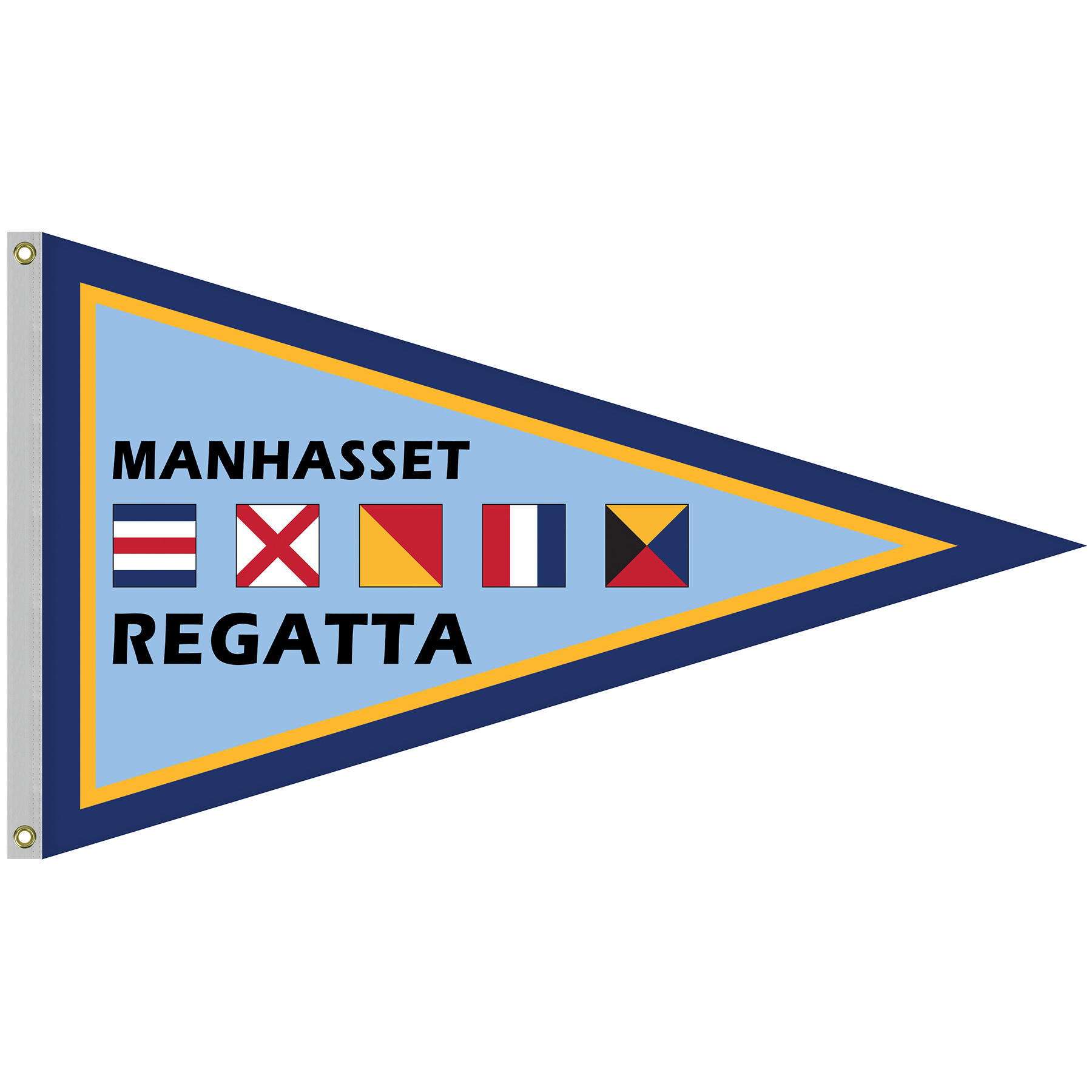 Double Sided Knitted Polyester Pennant Boat Flag (36"x60") 6
