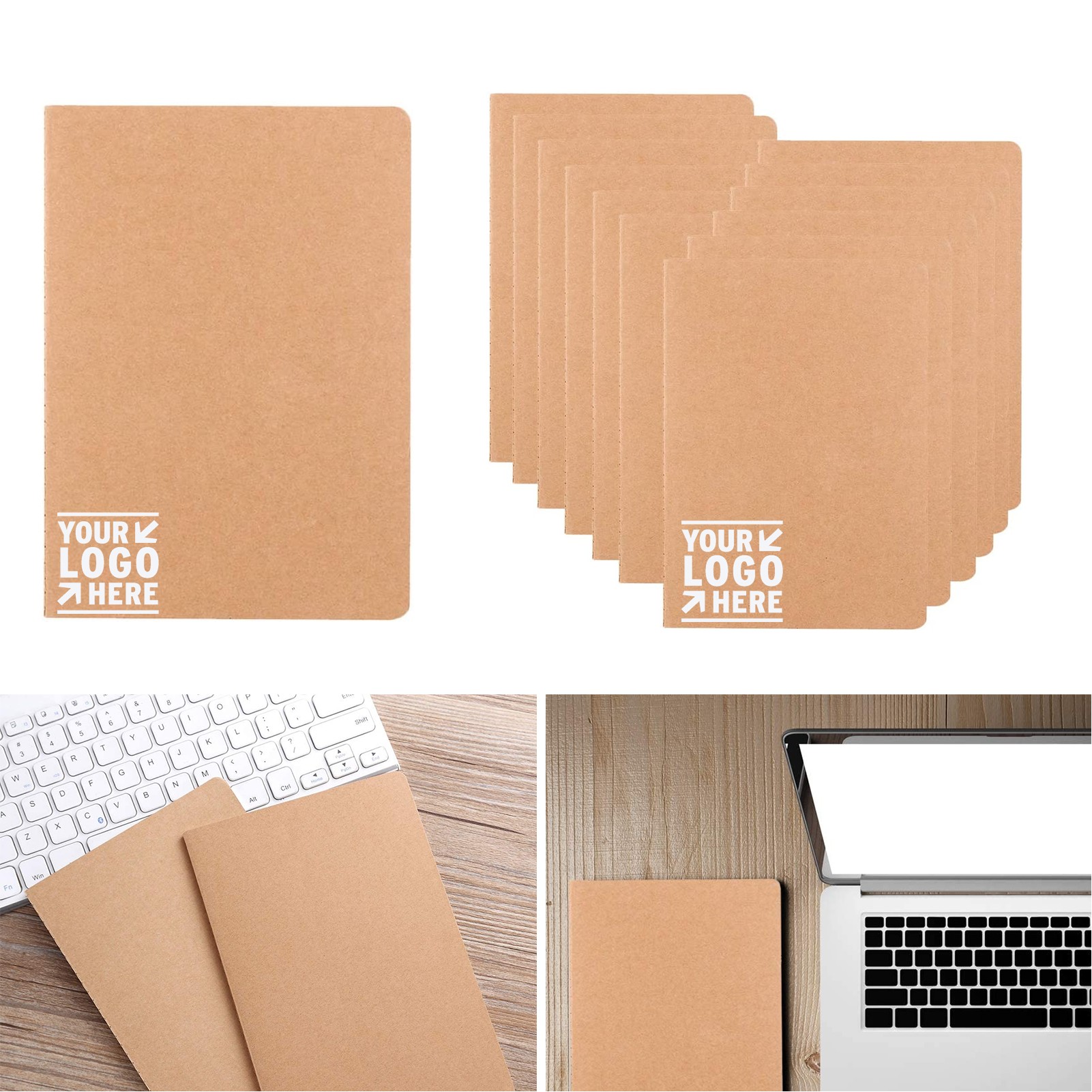 8.3 x 5.5 inches 60 Pages Blank Paper Journal Notebook 3