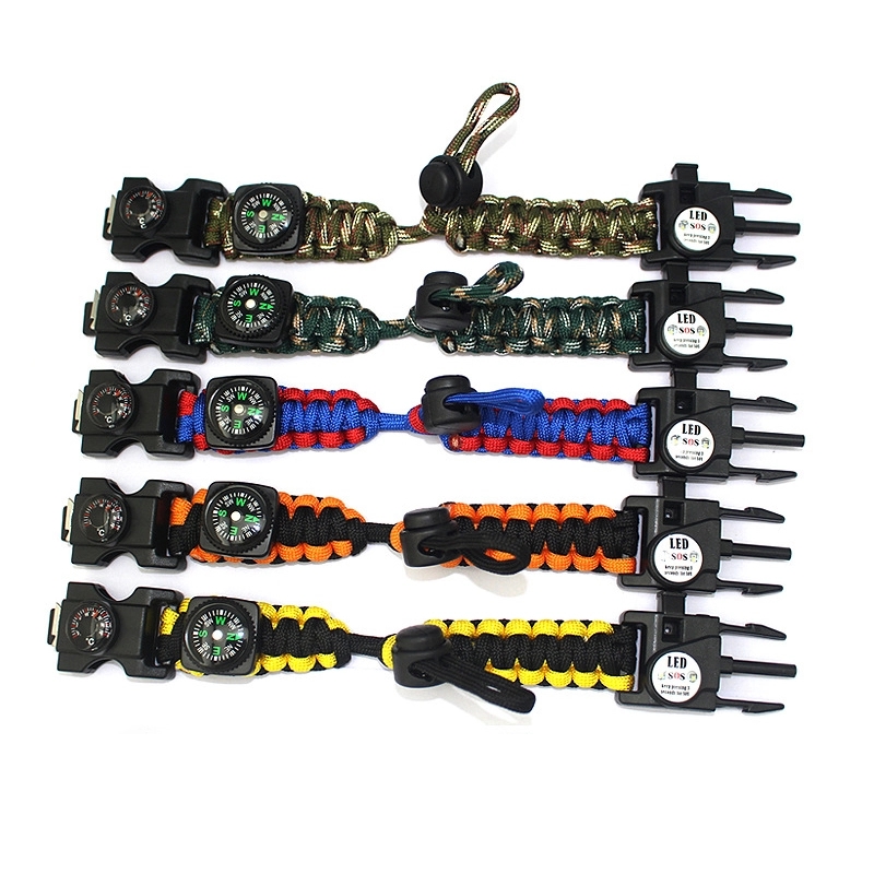 20 in 1 Outdoor Survival Paracord Bracelet 15
