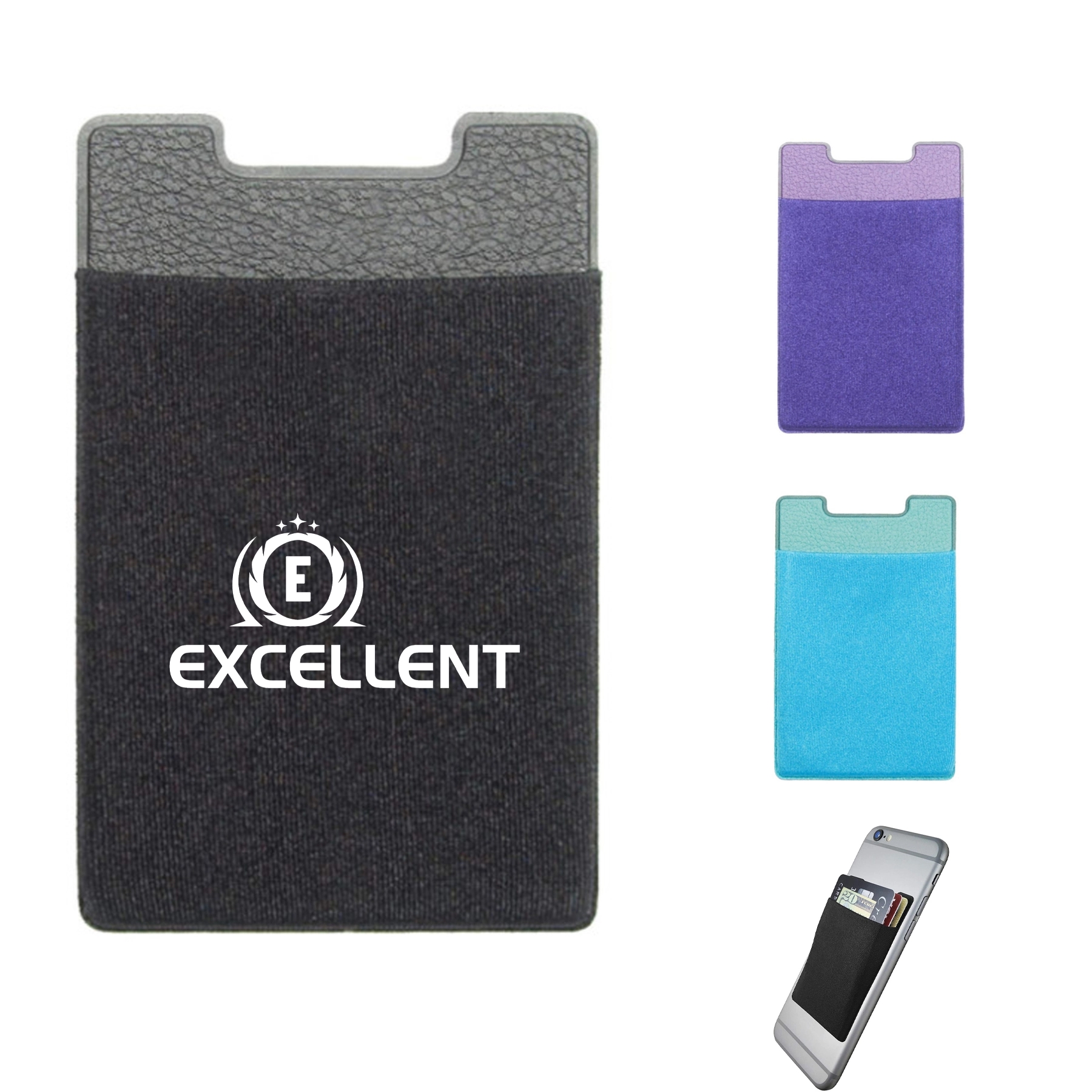 Lycra Flexible Phone Wallet 2