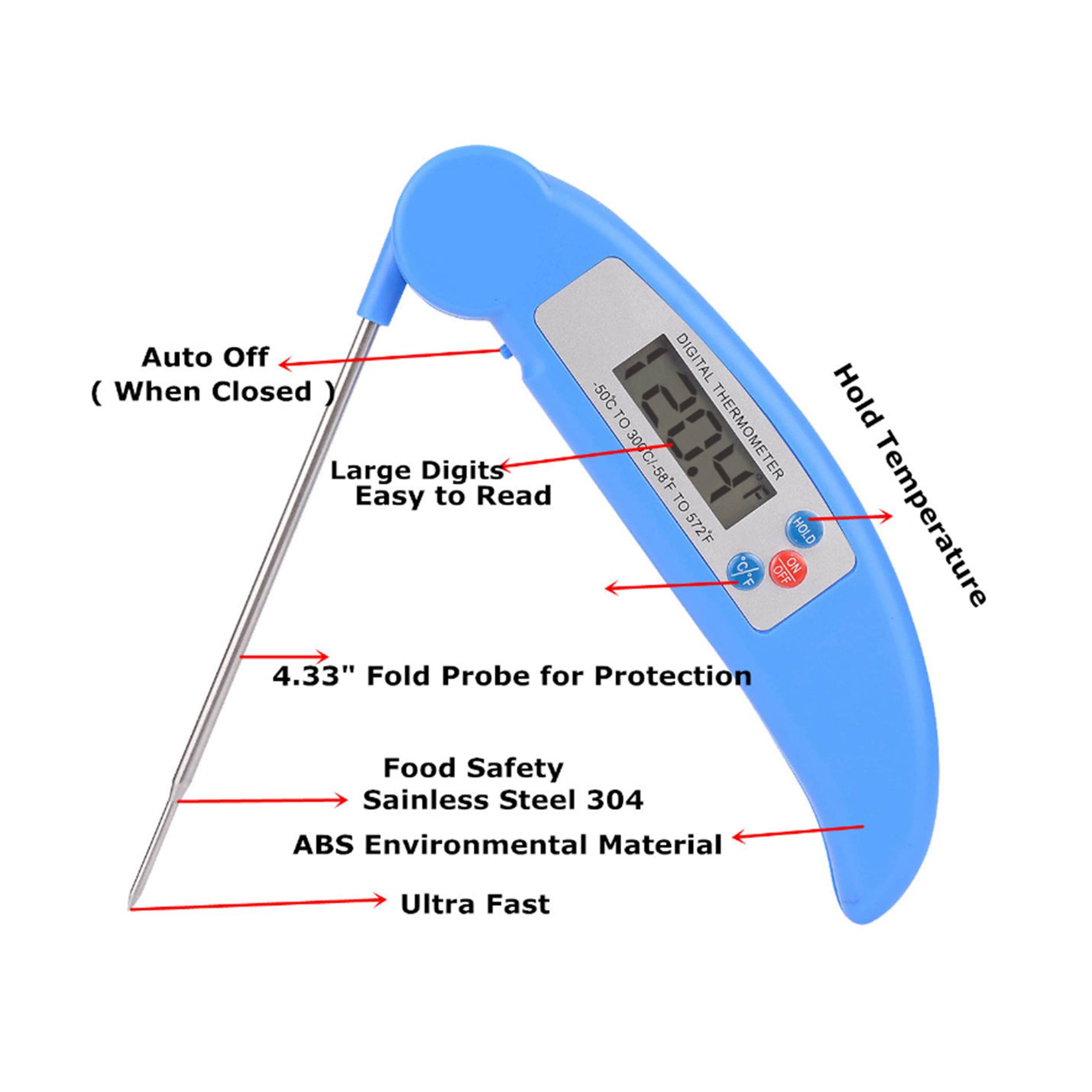 Digital Barbecue Food Thermometer 4
