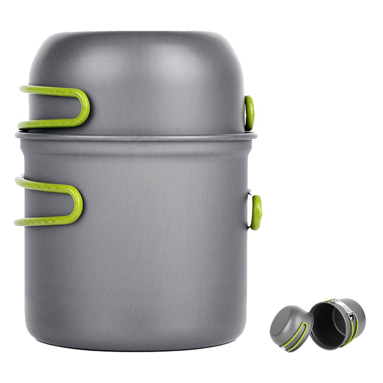 Stainless Steel Camping Cookware Mess Pot 11