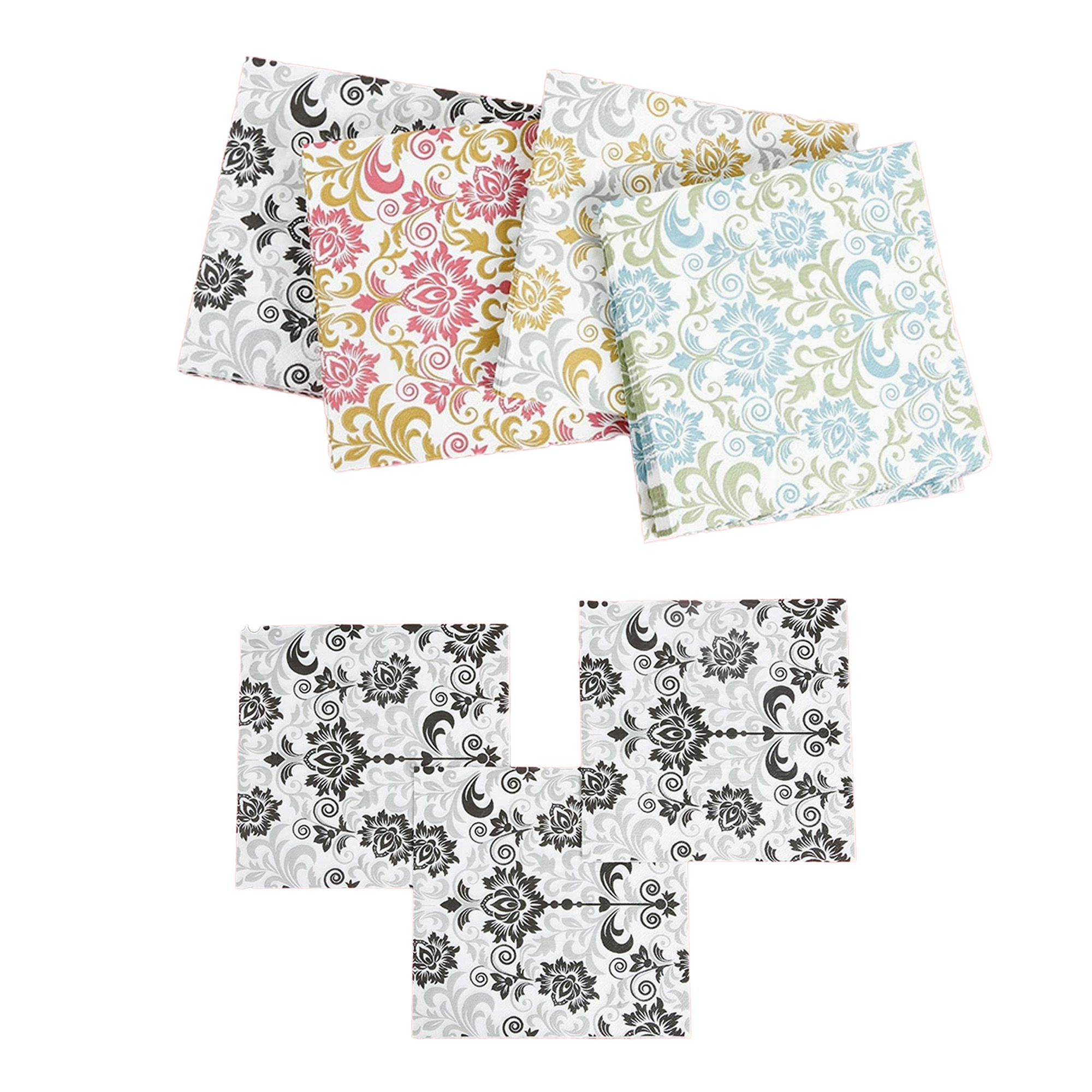 2Ply 6.5" x 6.5" Full Color Dinner Napkin 2