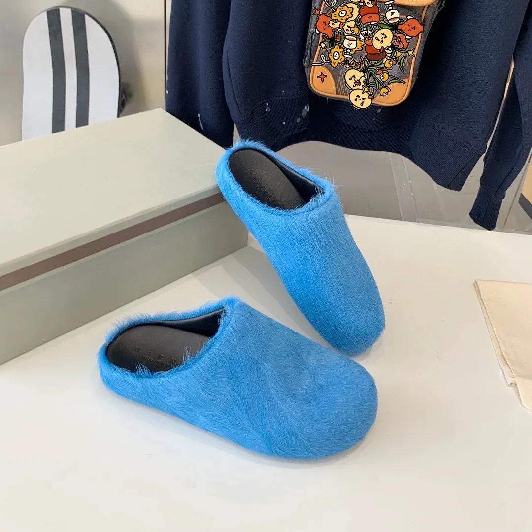 Custom Horse Fur Clogs 9