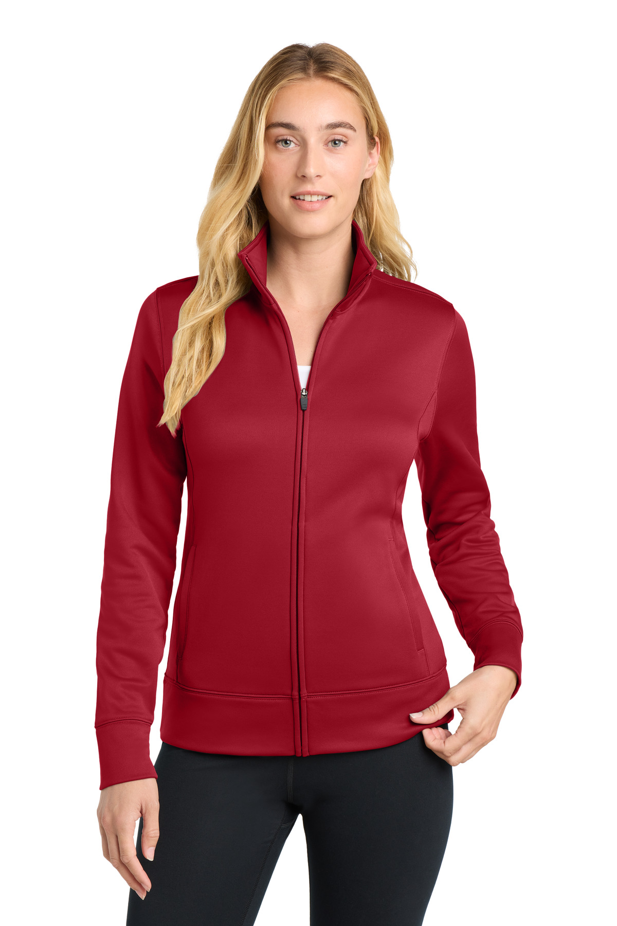 Sport-Tek Women's Sport-Wick Fleece Full-Zip Jacket. LST241 18