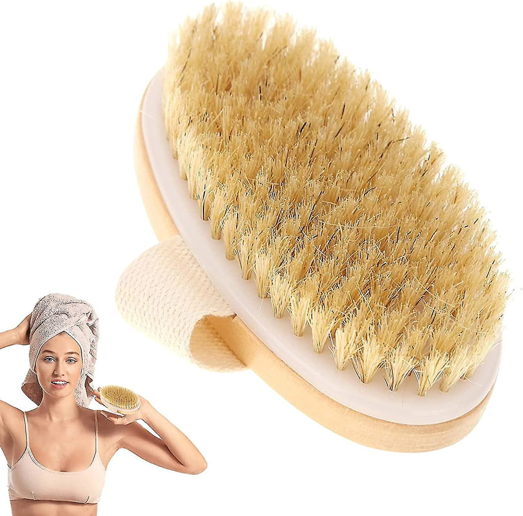 Wet & Dry Body Brush Exfoliator 1