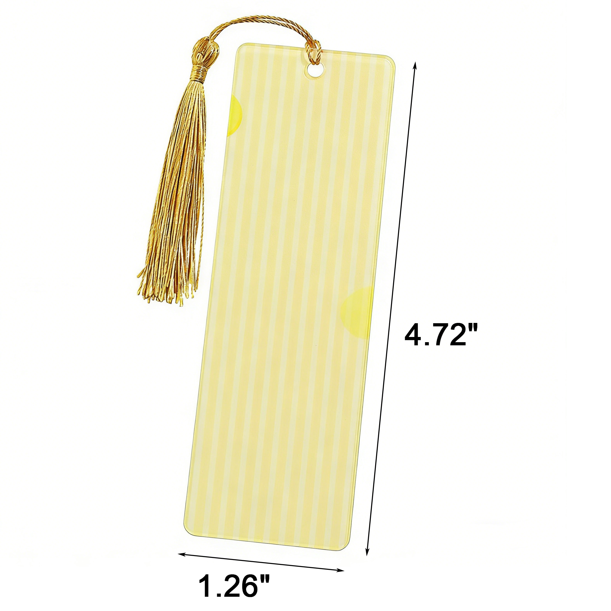 Elegant Bookmark with Acrylic Body and Tassel 4
