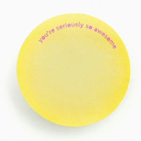 Circle Shaped Sticky Note Pads 5