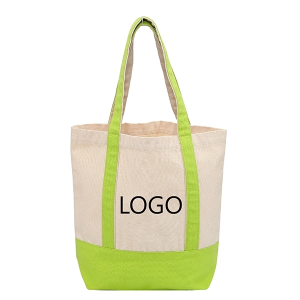 Land's end open top canvas tote, custom tote bag with logo imprint 2
