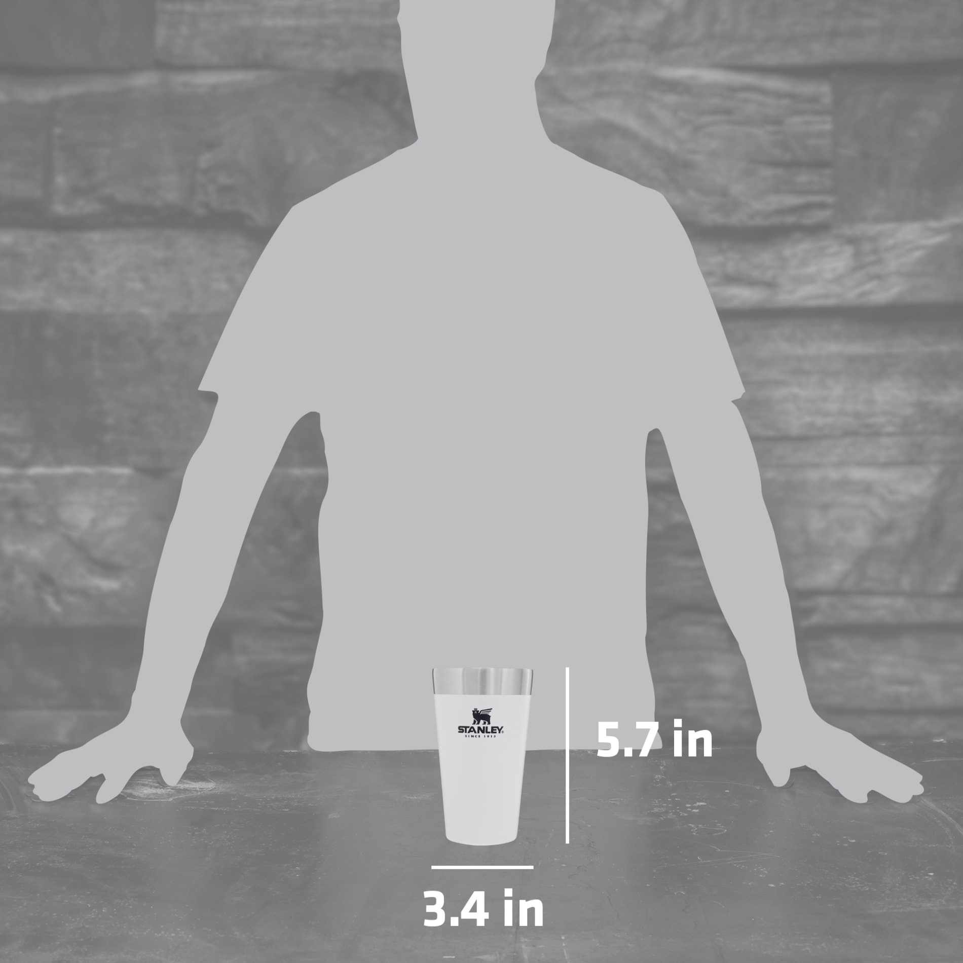 Stay-Chill Stacking Pint 16oz