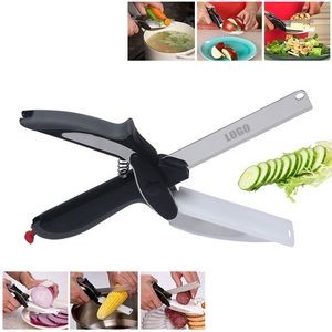 2 In 1 Innovative Chopping Scissors With Detachable Cutting Board 5