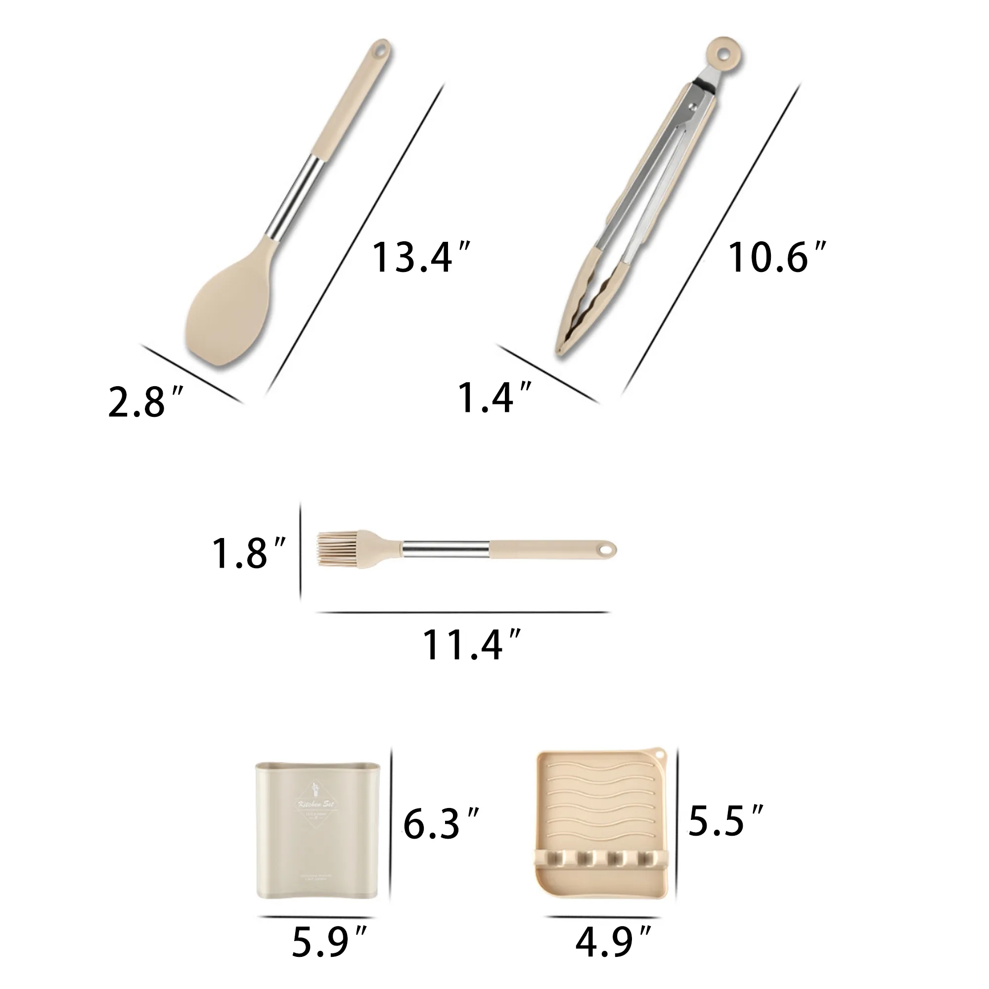 Silicone Kitchenware 13 In 1 Set 8