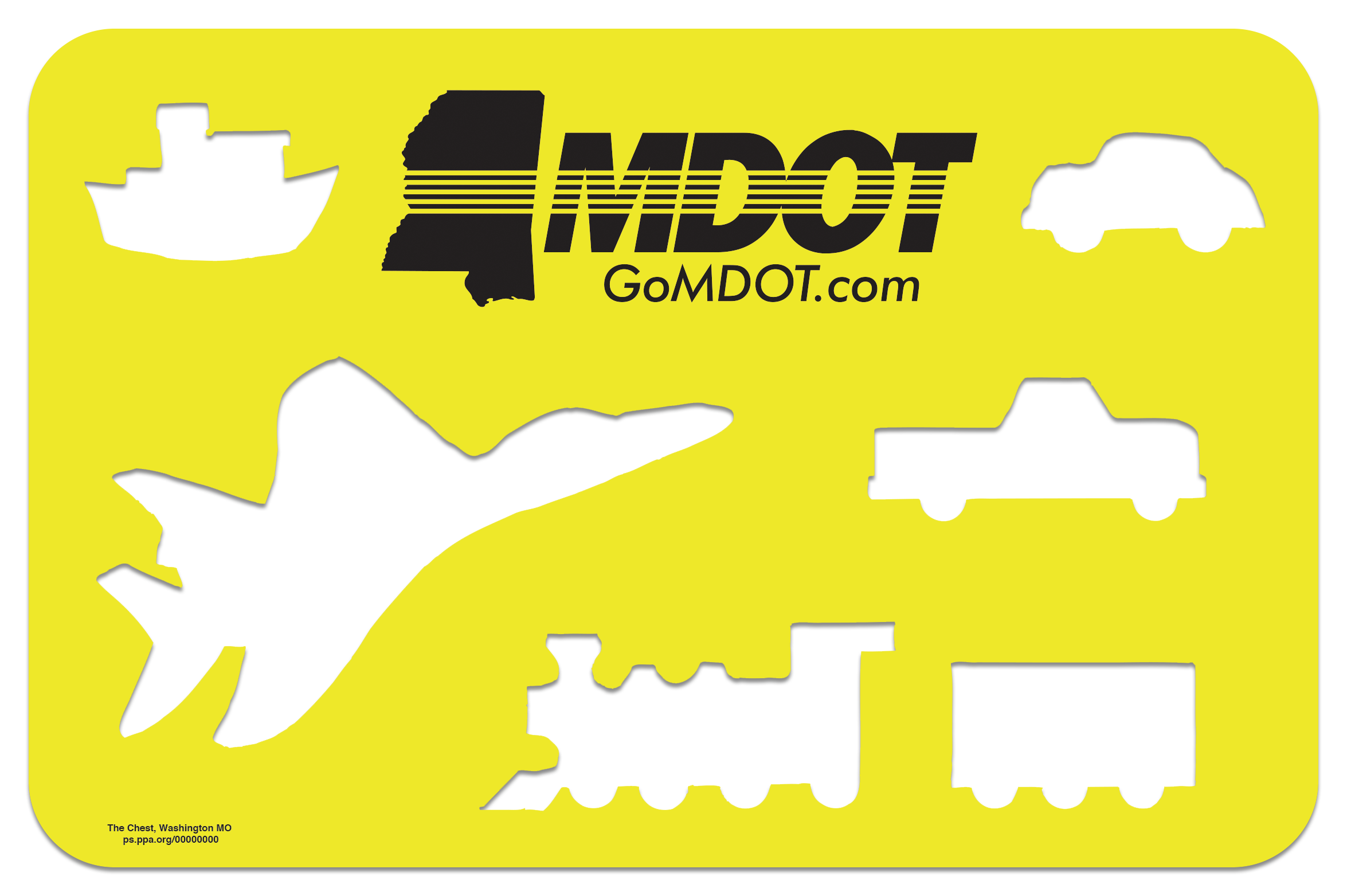 Transportation Poly Stencil 2