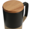 Tahoe Tea & Coffee Ceramic Mug with Wood Lid 16oz 26