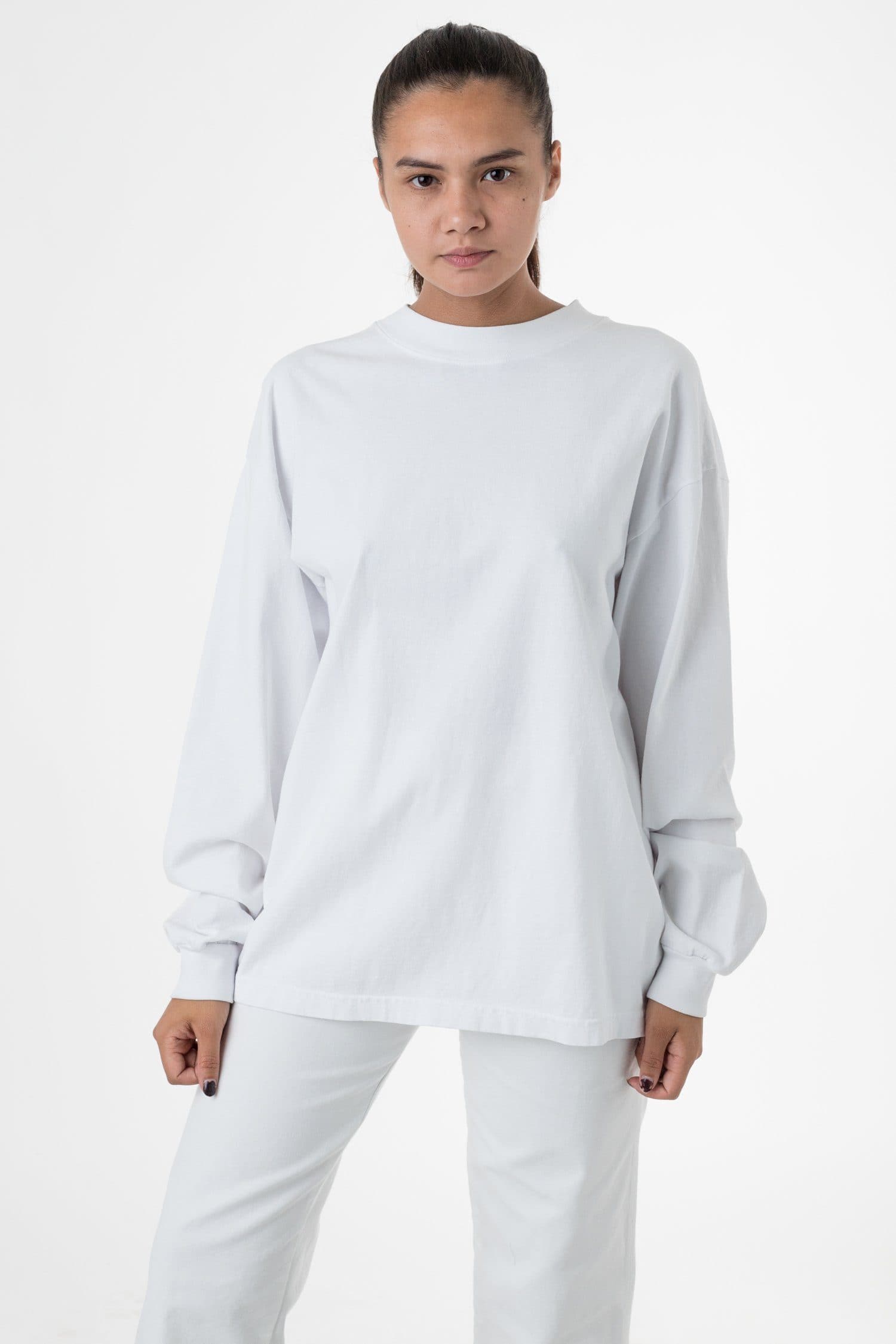 L/S MOCK NECK SHIRT 7.5OZ 5
