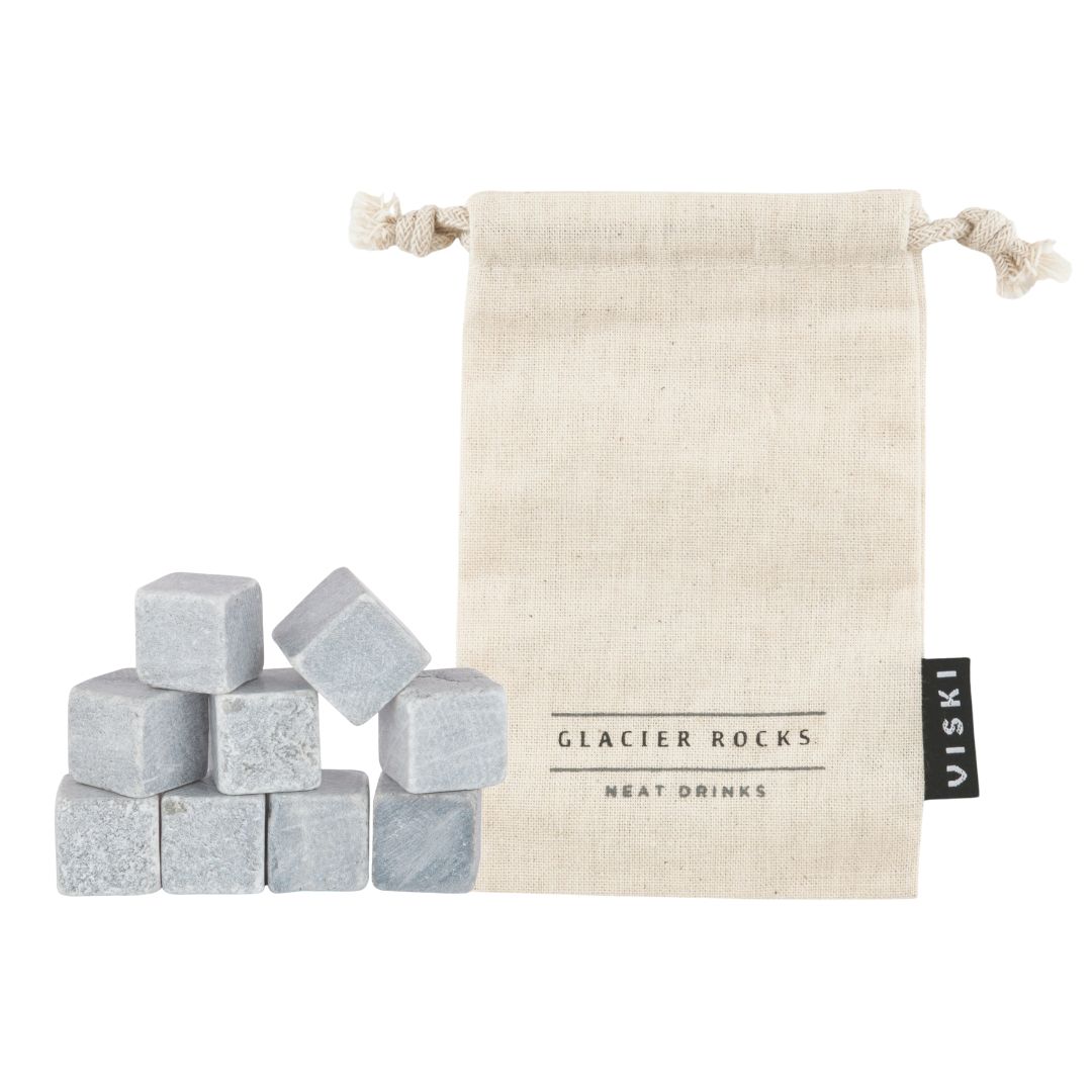 Viski® Glacier Rocks® Soapstone Ice Cubes 6