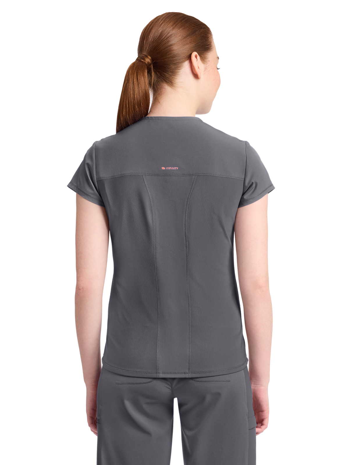 Infinity GNR8 - Women's 2-Pocket Mock-Wrap V-Neck Top 10