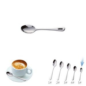 6.41 Inch Serrated Teeth Coffee Dessert Spoon 10