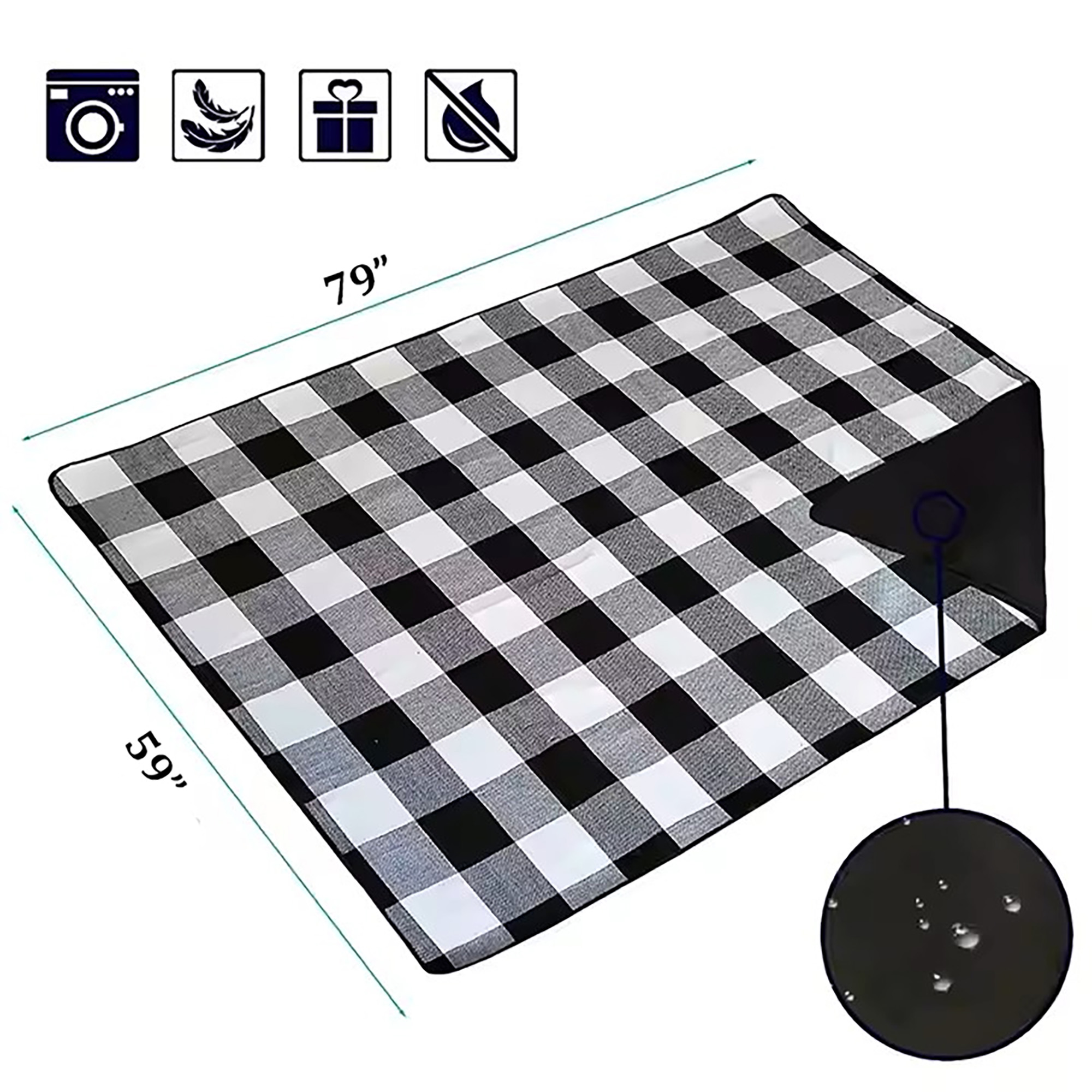 Waterproof Outdoor Picnic Blanket 2