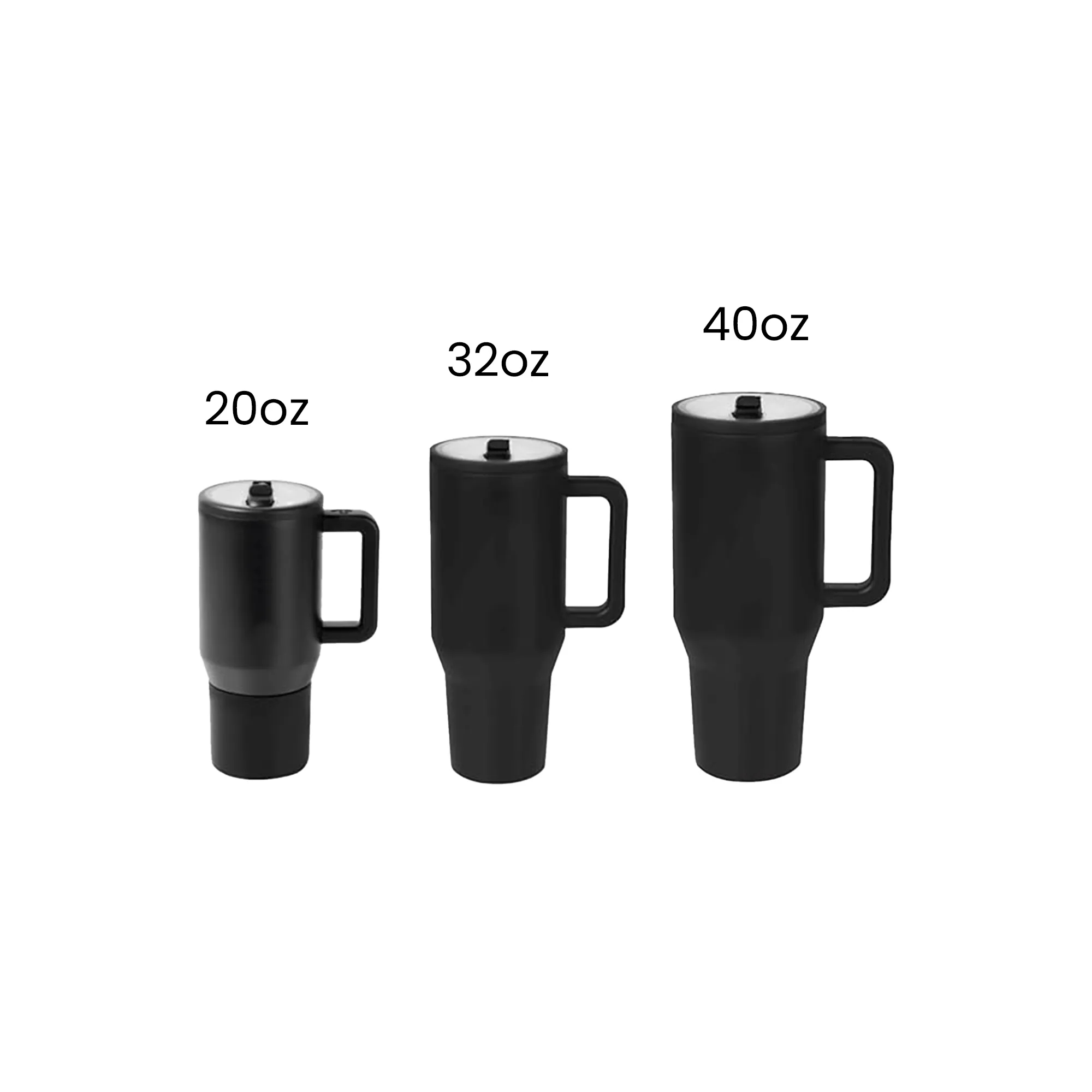 40OZ Double Layer Ice Cup with Foldable Straw Lid 12