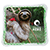 Smiling Sloth Square Aqua Pearls™ Hot/Cold Pack 2