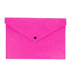 A4 Snap Back Felt File Bag For Documents 7