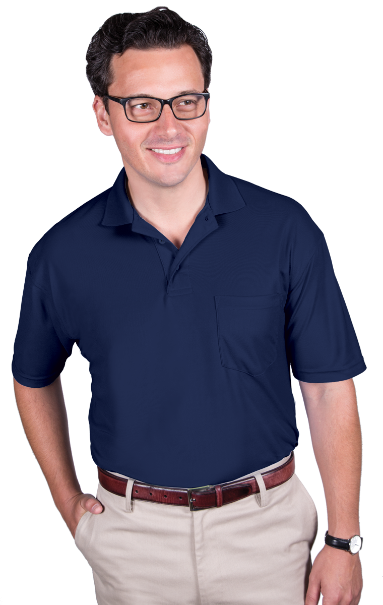 Adult Soft Touch Short-Sleeve Pocket Polo 5