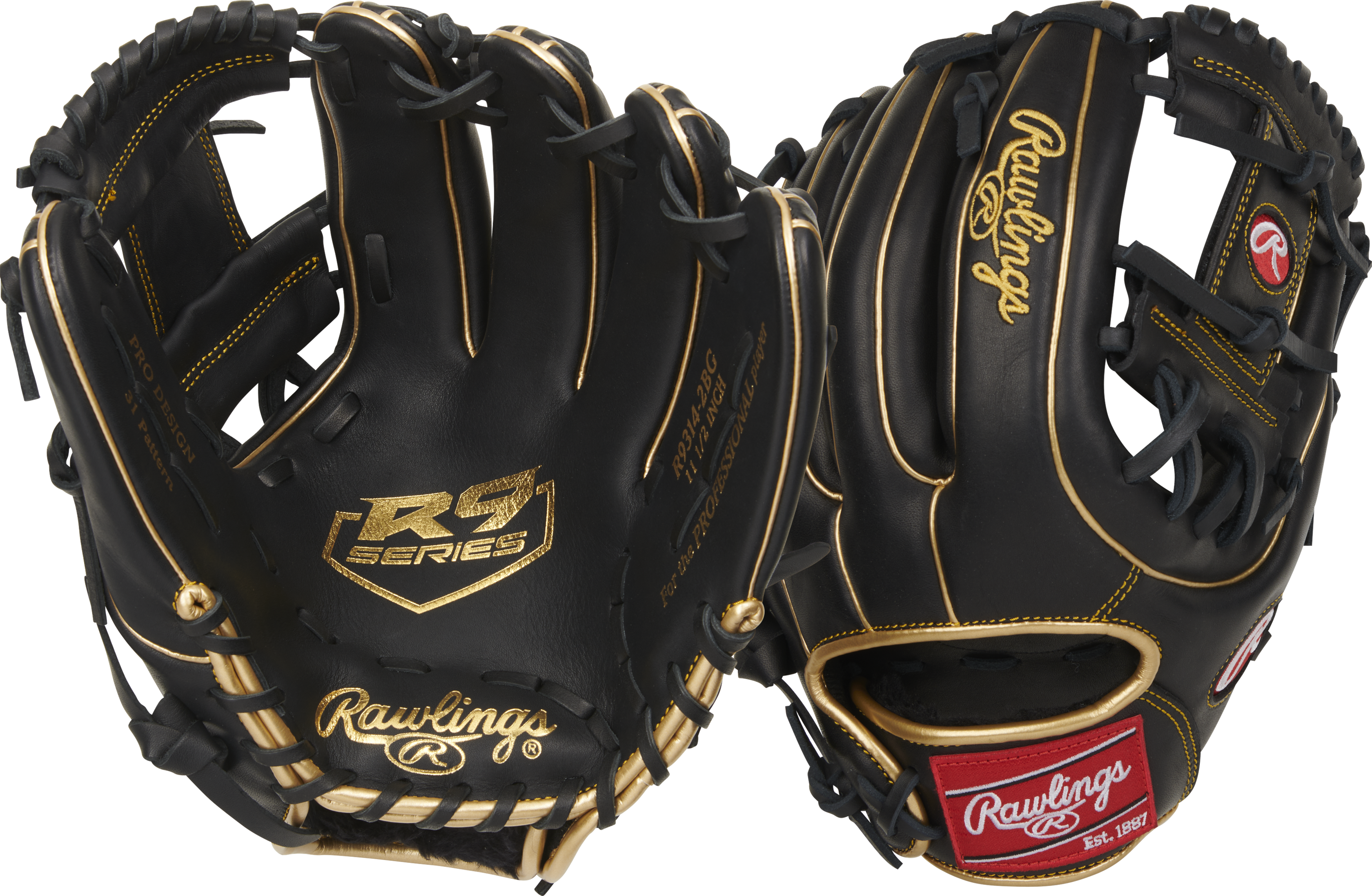 Rawlings R9 11.5 in Baseball  Glove, Infield 1