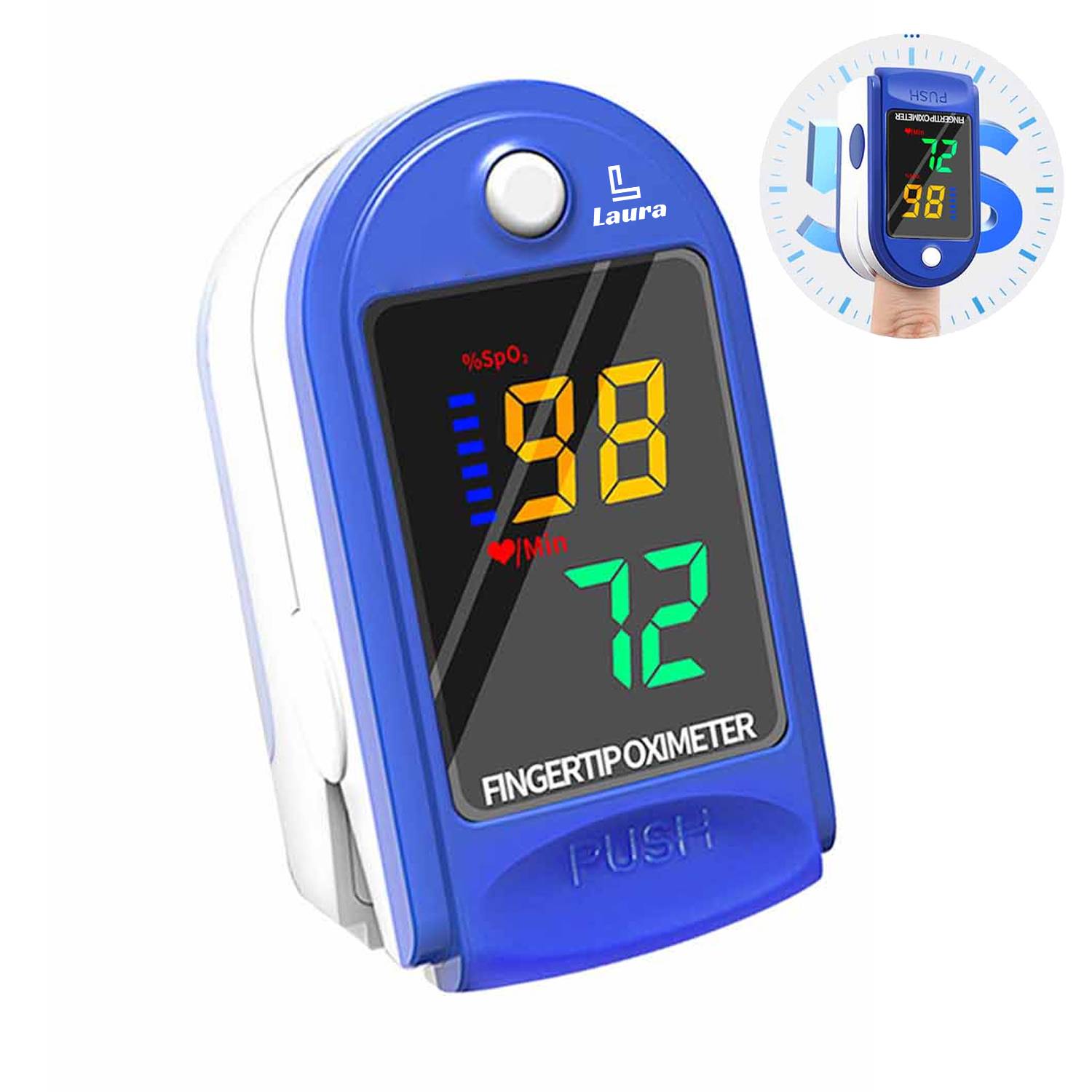 Finger clip pulse monitor oximeter 2