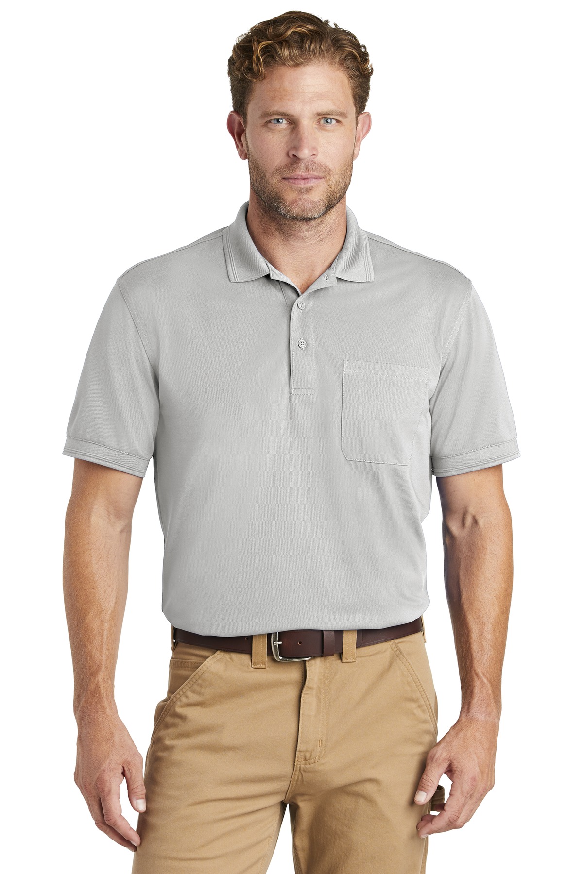 CornerStone® Industrial Snag-Proof Pique Pocket Polo 18