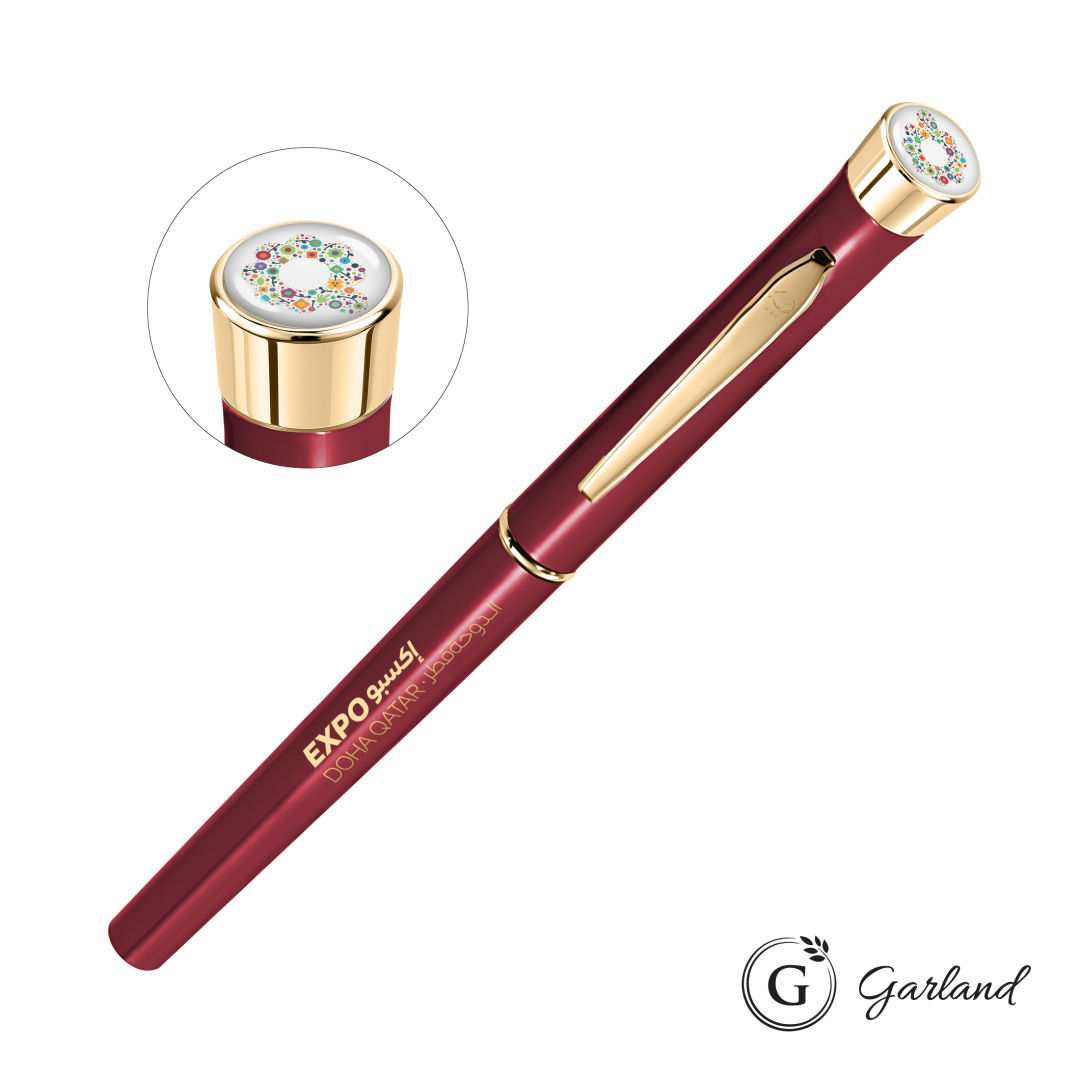 Garland® Color Custom Rollerball Pen - Gold Accent 10
