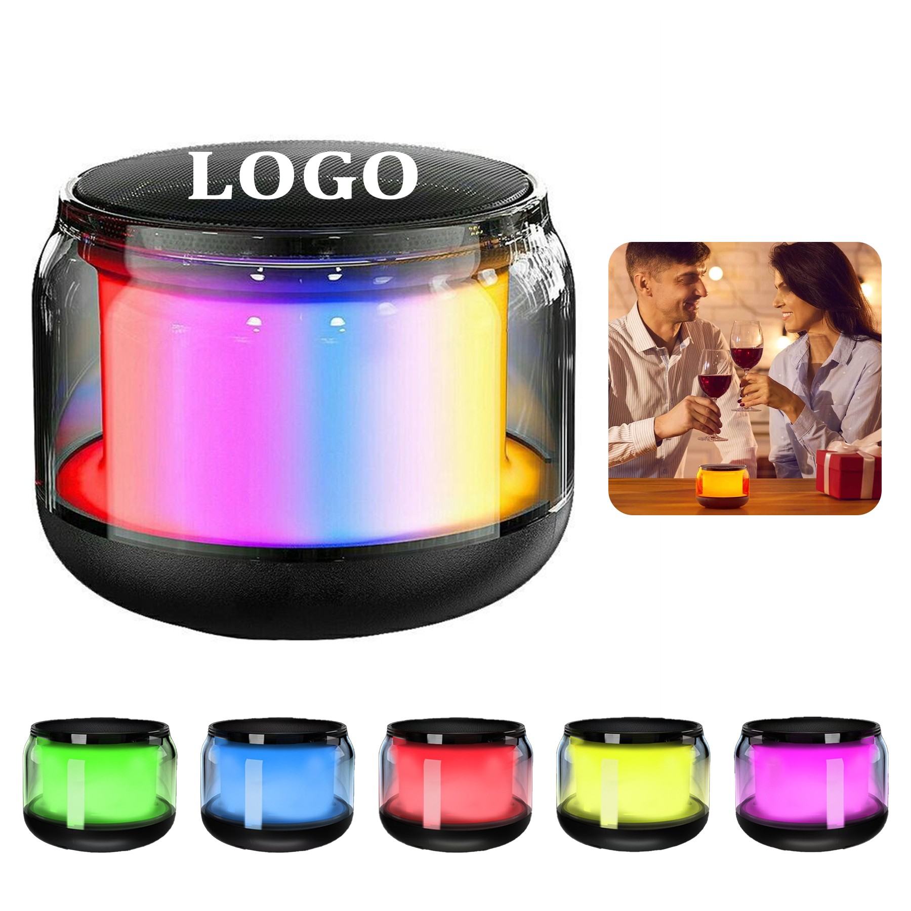 Bluetooth Speaker with Lights