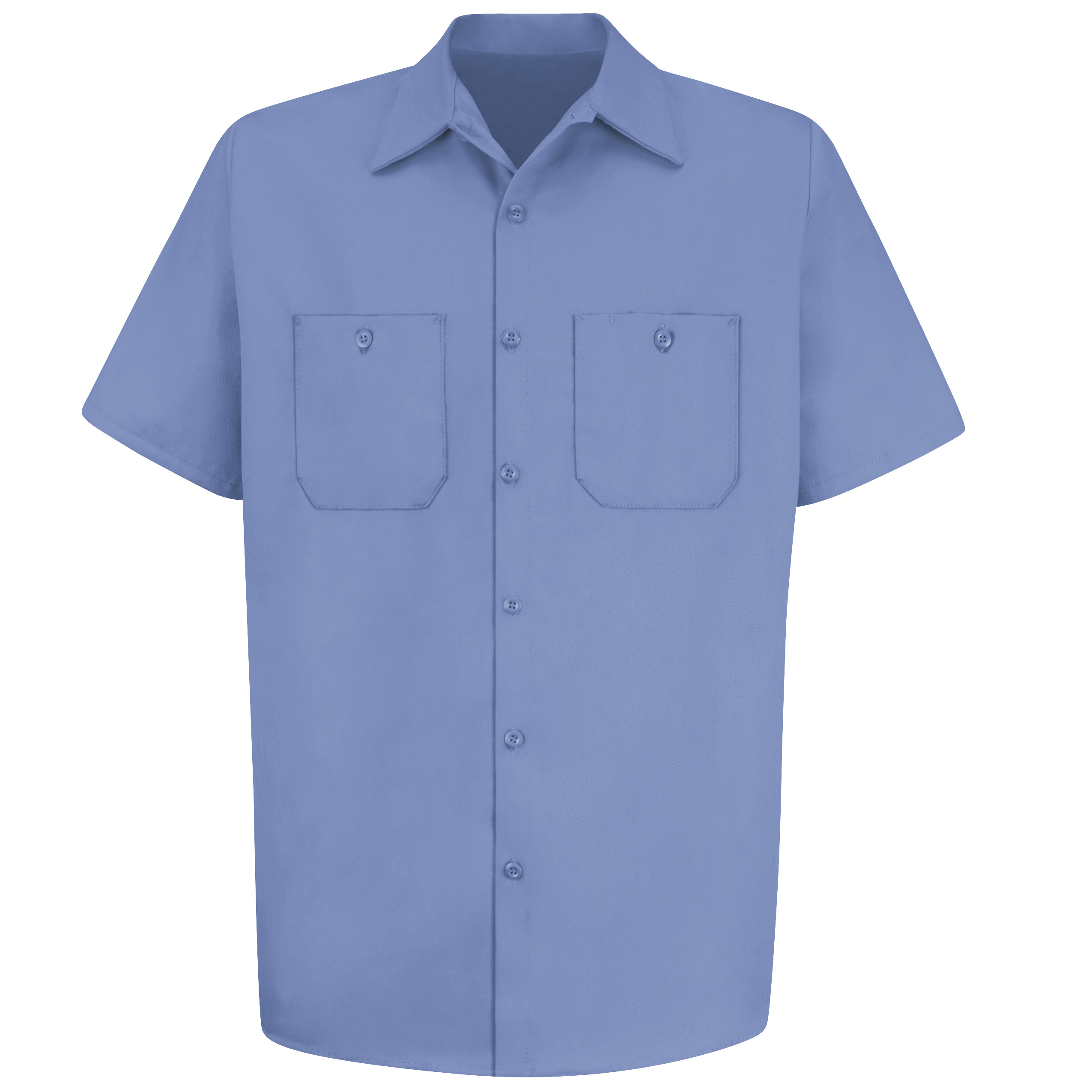 Red Kap® Men's Short Sleeve Wrinkle-Resistant Cotton Work Shirt 11