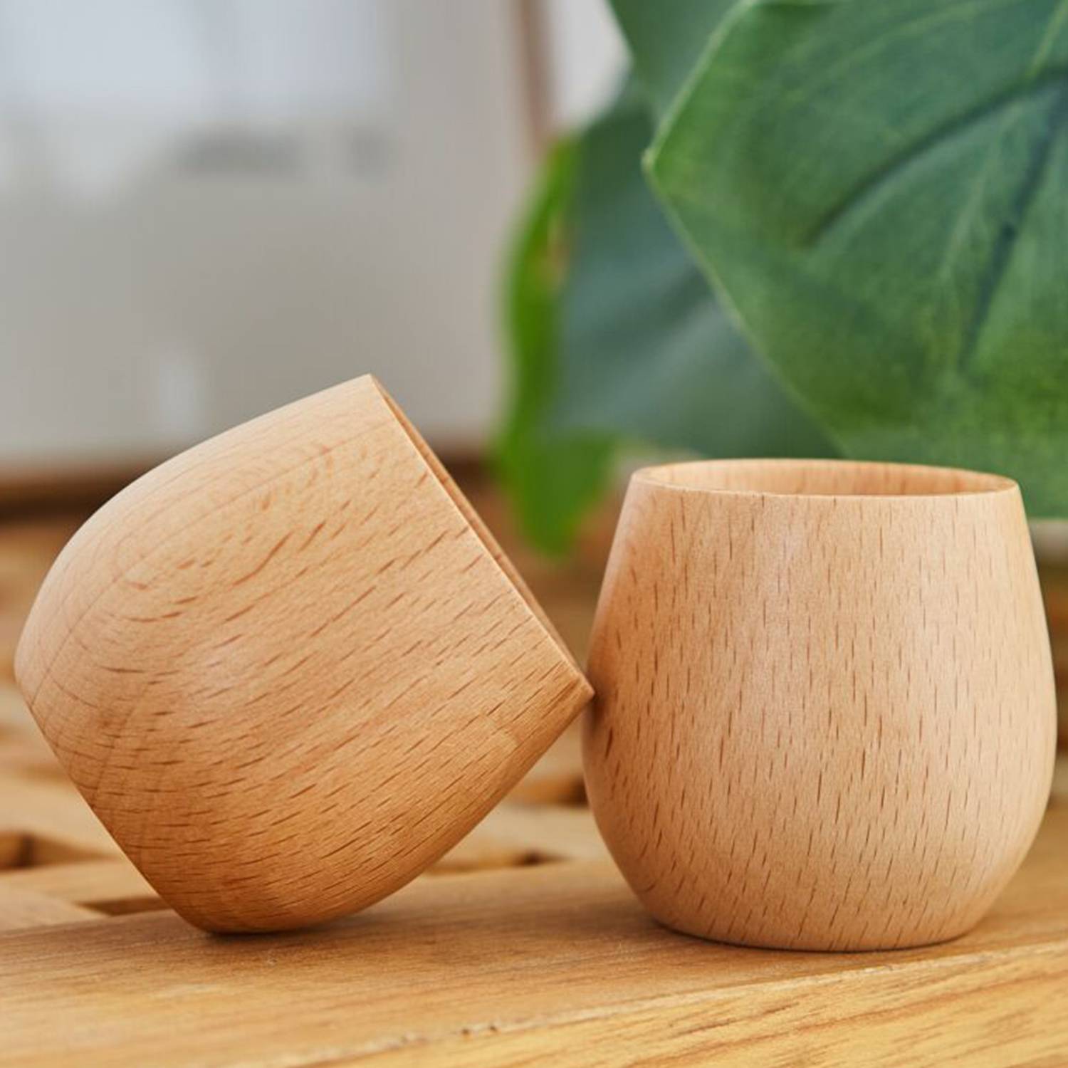 7 Oz Wooden Water Glasses 3