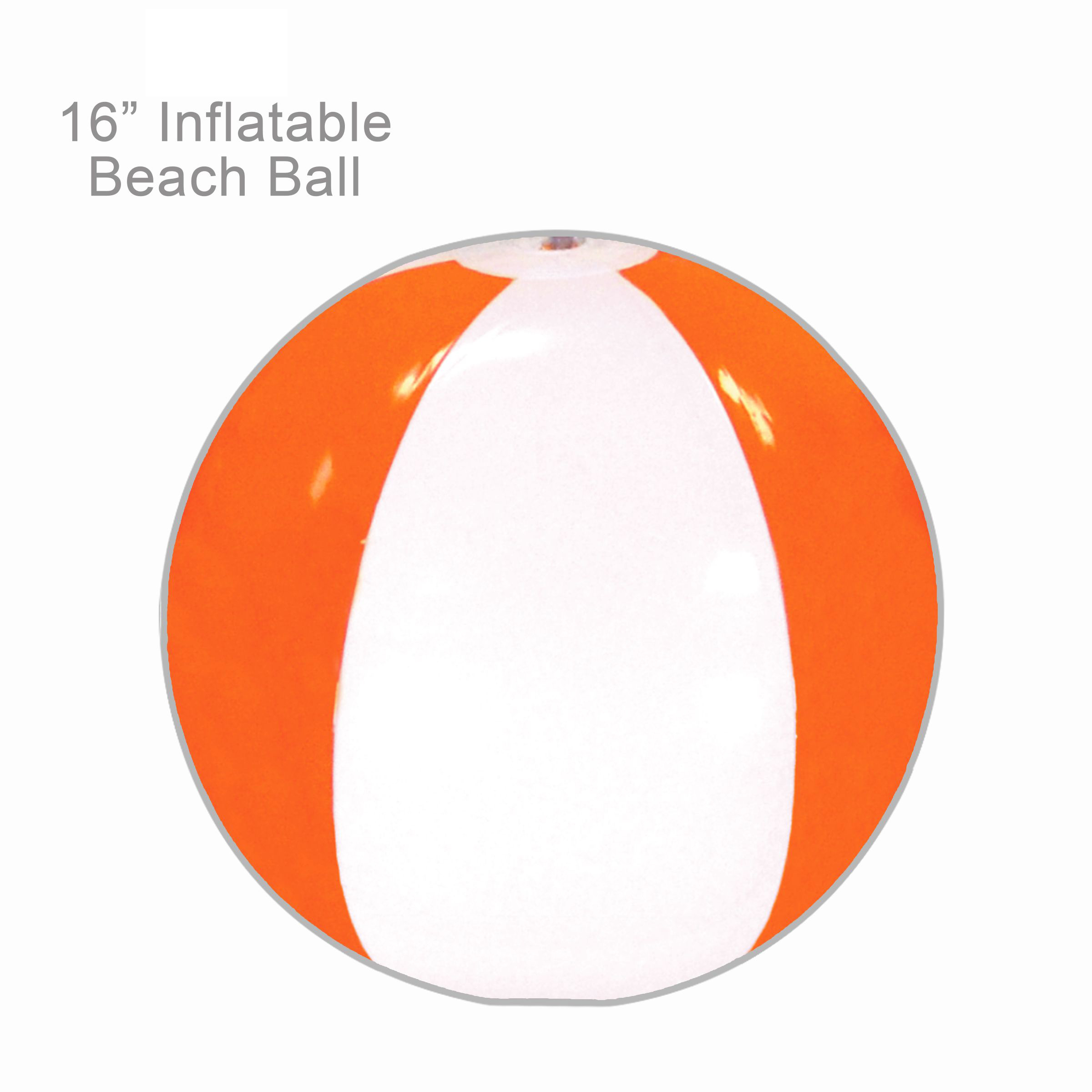 16" Large Delightful Inflatable Beach Ball 12