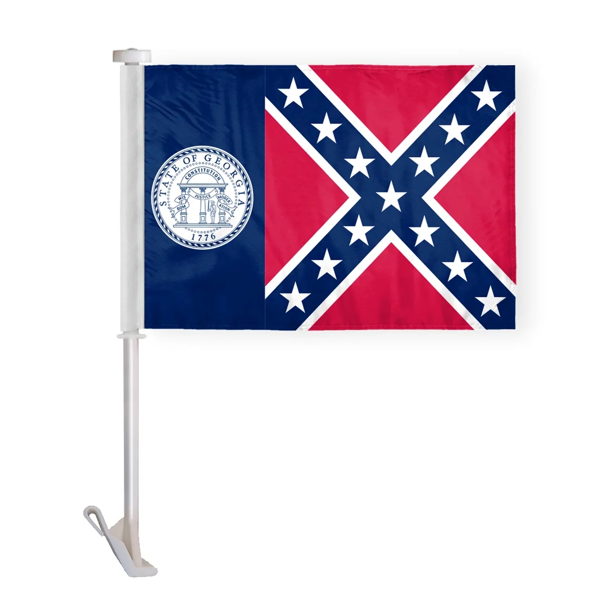 12"x16" & 10.5"x15" Georgia until 2001 Car Flags 2