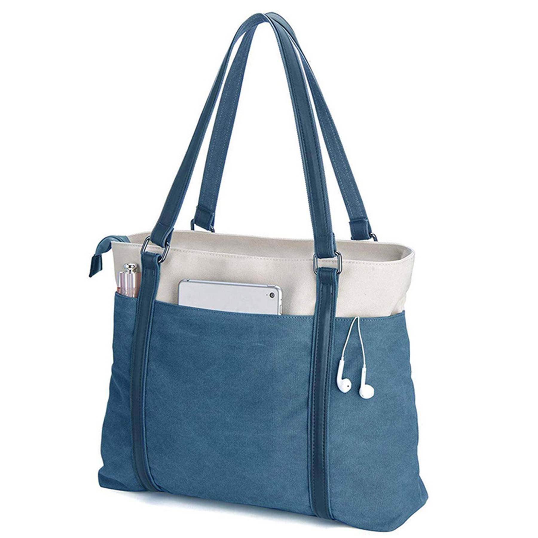 Canvas Lightweight Laptop Tote Bag for Work 4