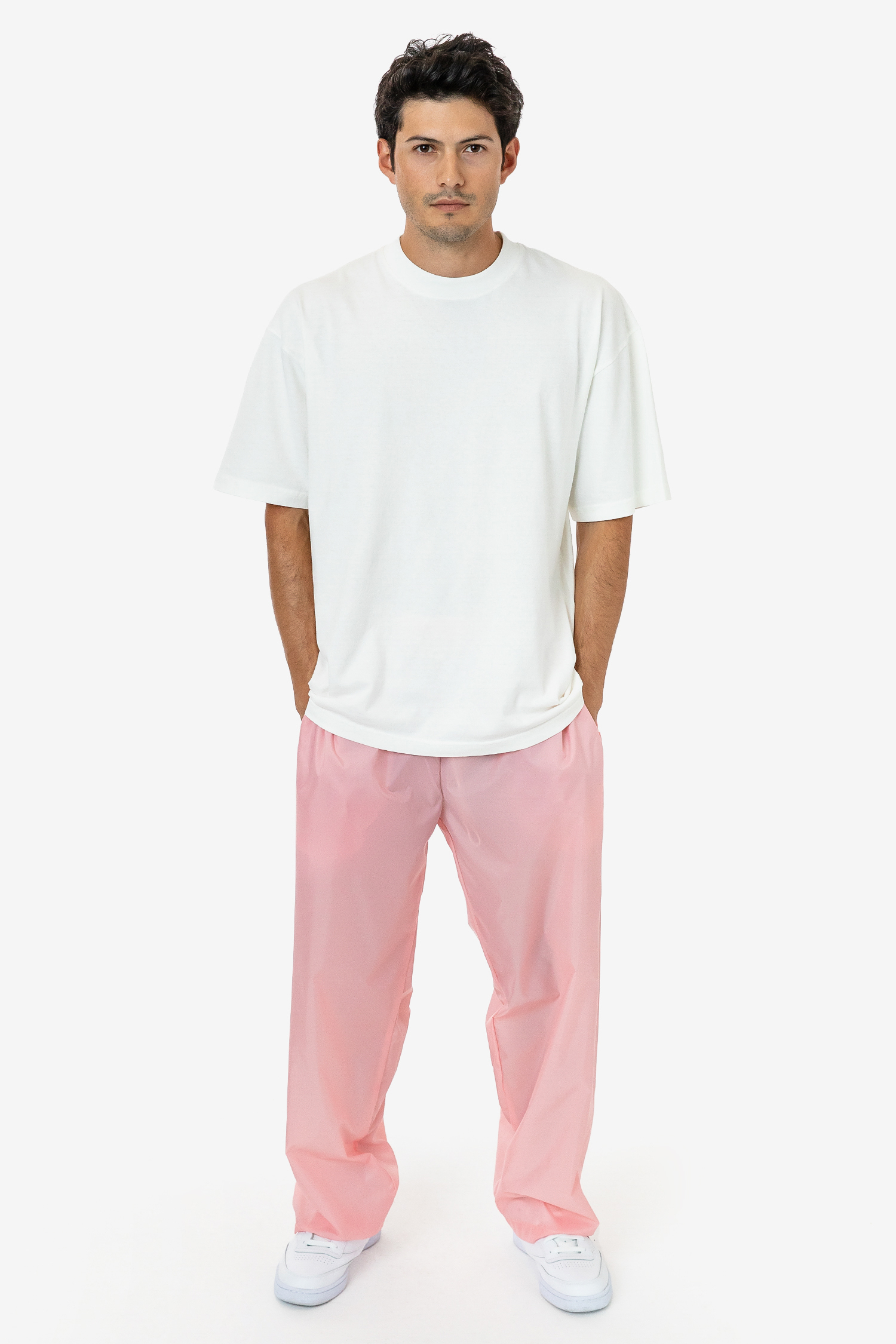 NYLON TAFFETA WIDE LEG PANTS 11