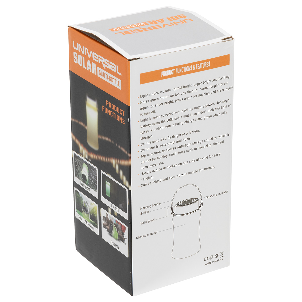 Foldable Waterproof Container with Solar Light 3