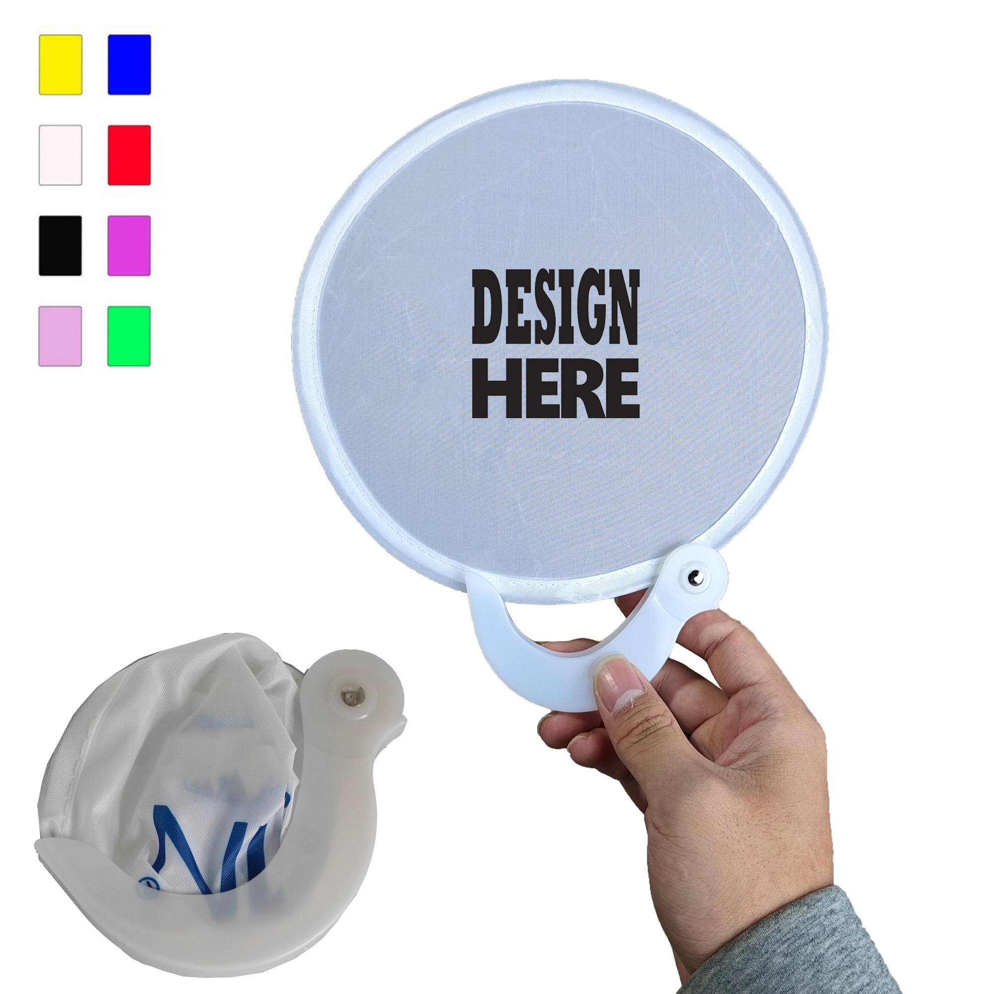 Foldable Flying Disc Fans 1